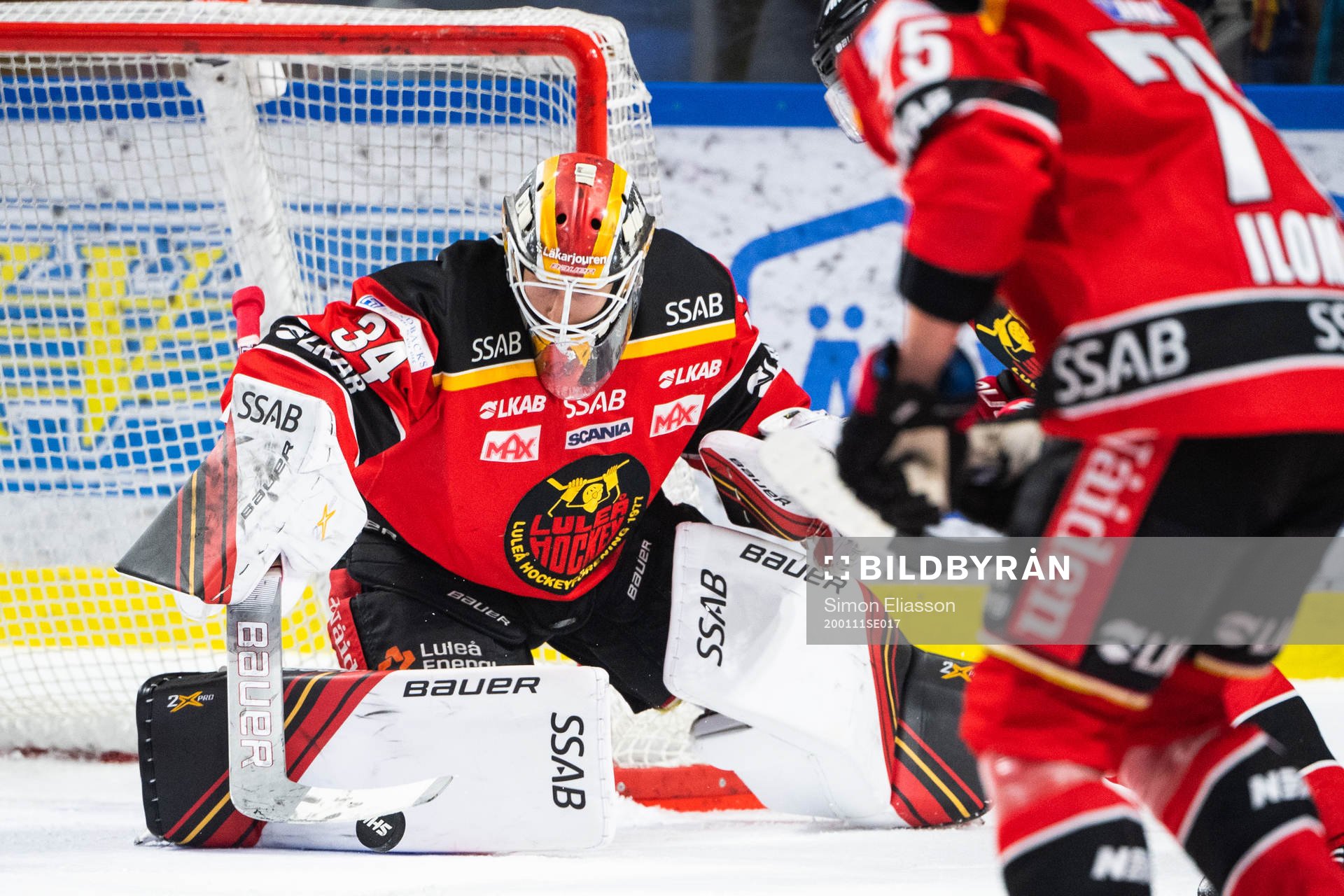Luleås målvakt Joel Lassinantti