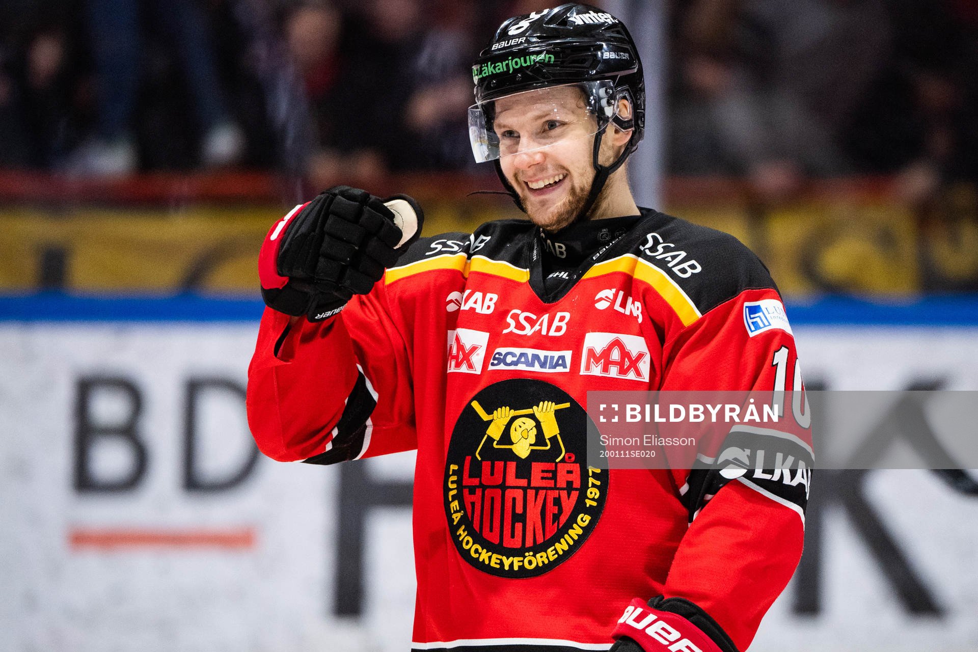 Luleås Einar Emanuelsson jublar