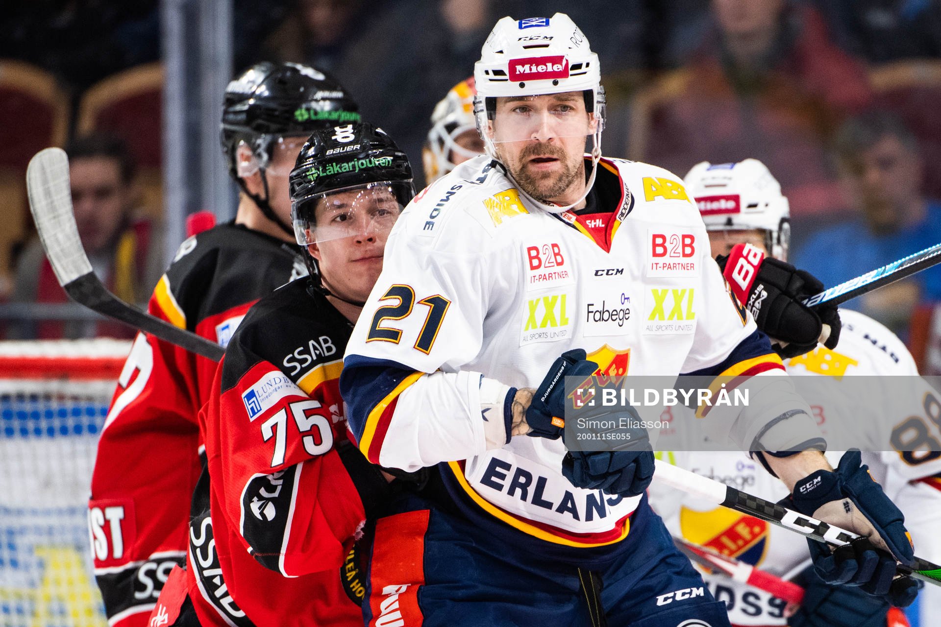 Luleås Arttu Ilomäki och Djurgårdens Patrik Berglund