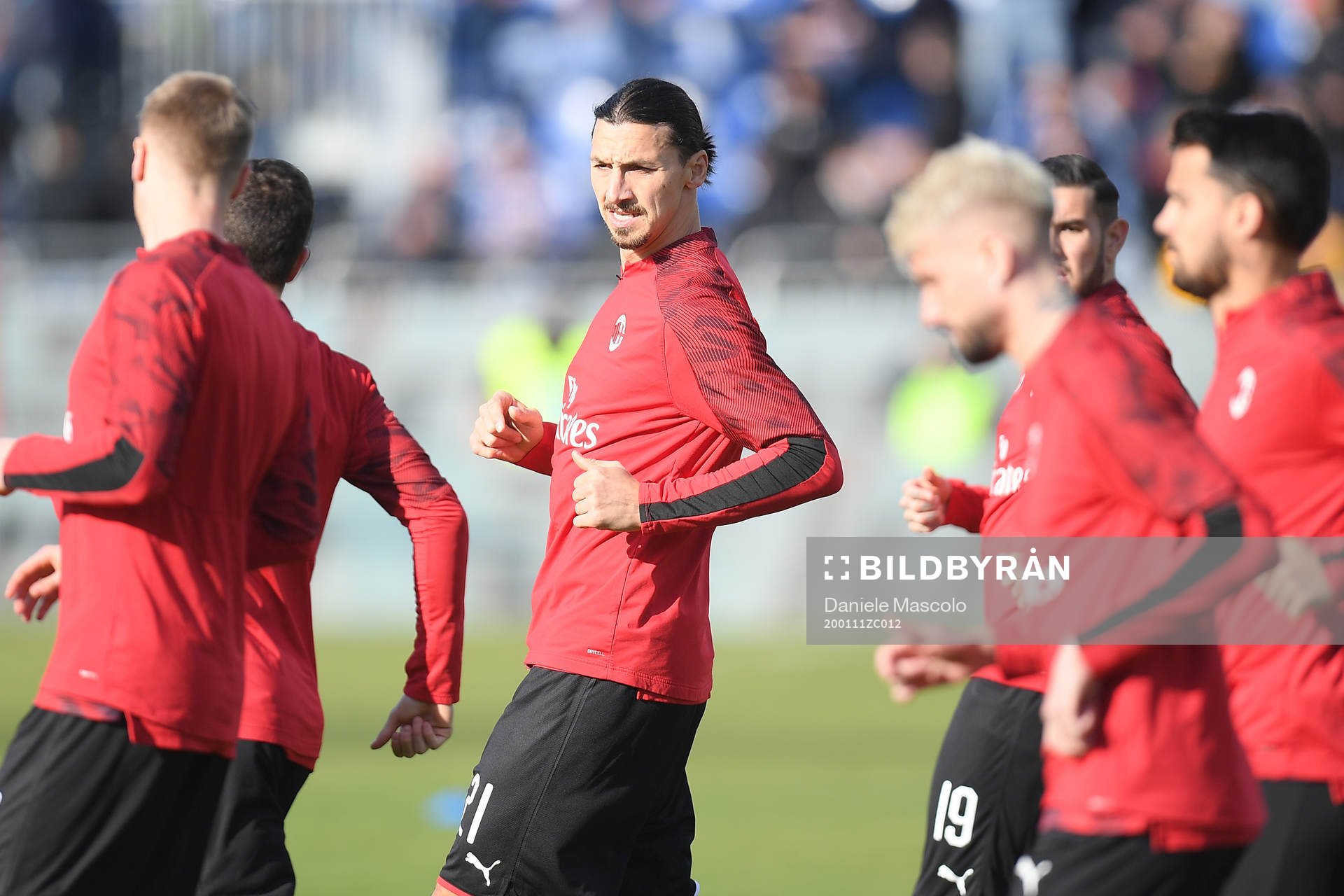 Zlatan Ibrahimovic of AC Milan