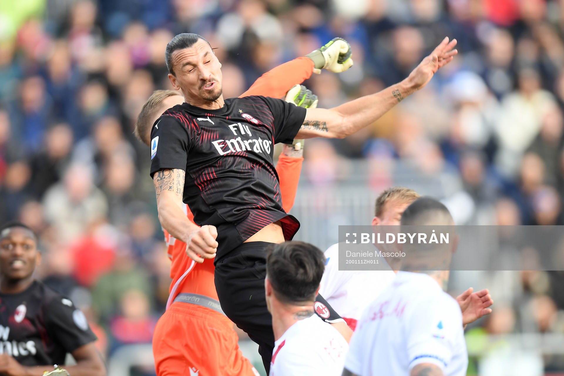 Zlatan Ibrahimovic of AC Milan
