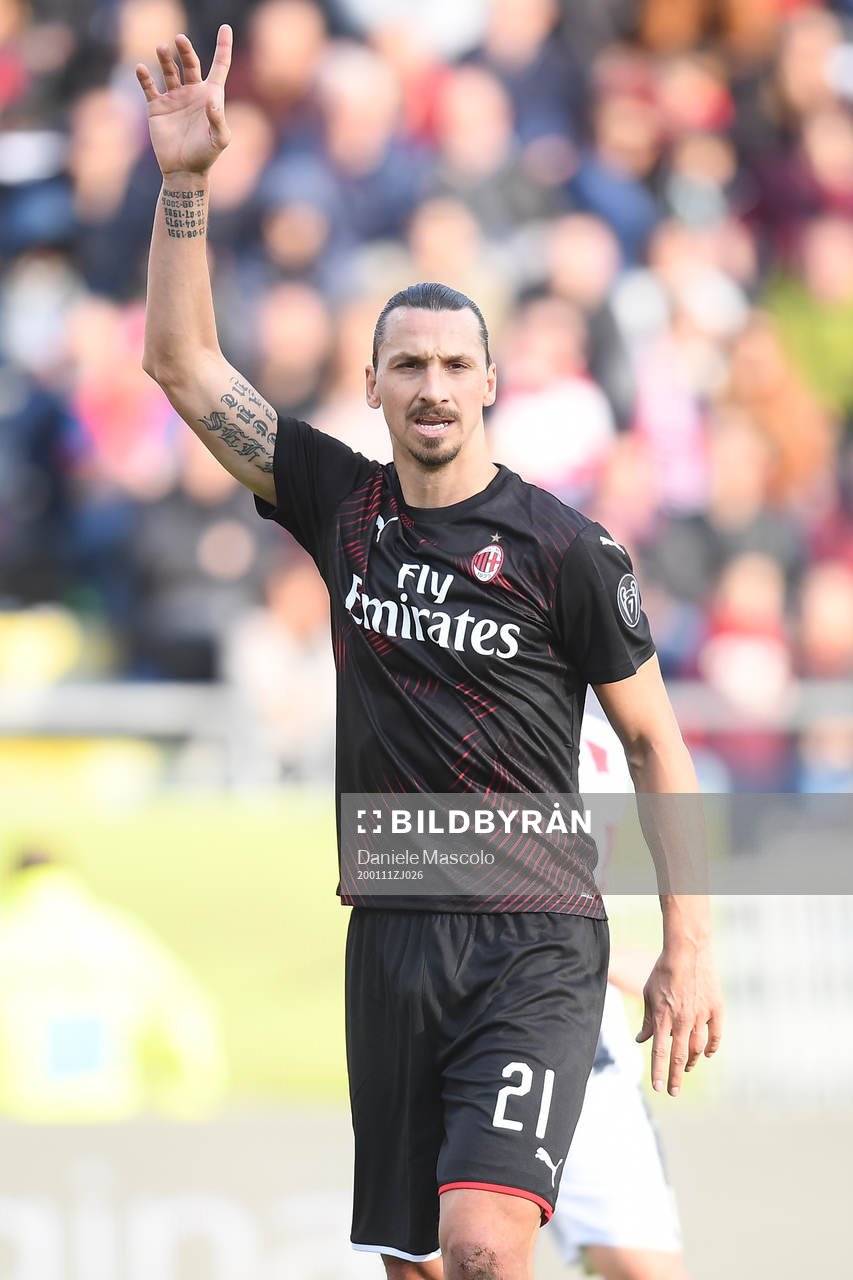 Zlatan Ibrahimovic of AC Milan