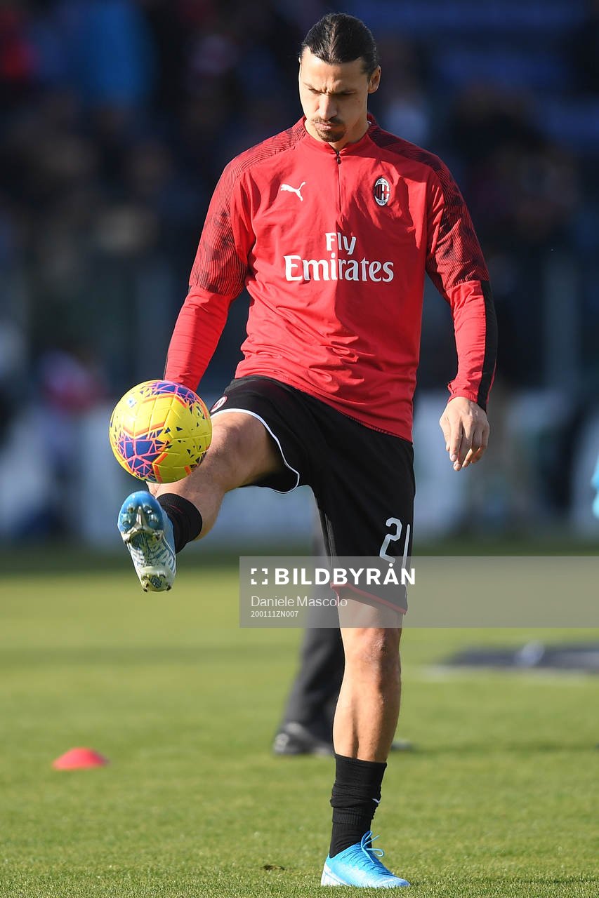 Zlatan Ibrahimovic of AC Milan