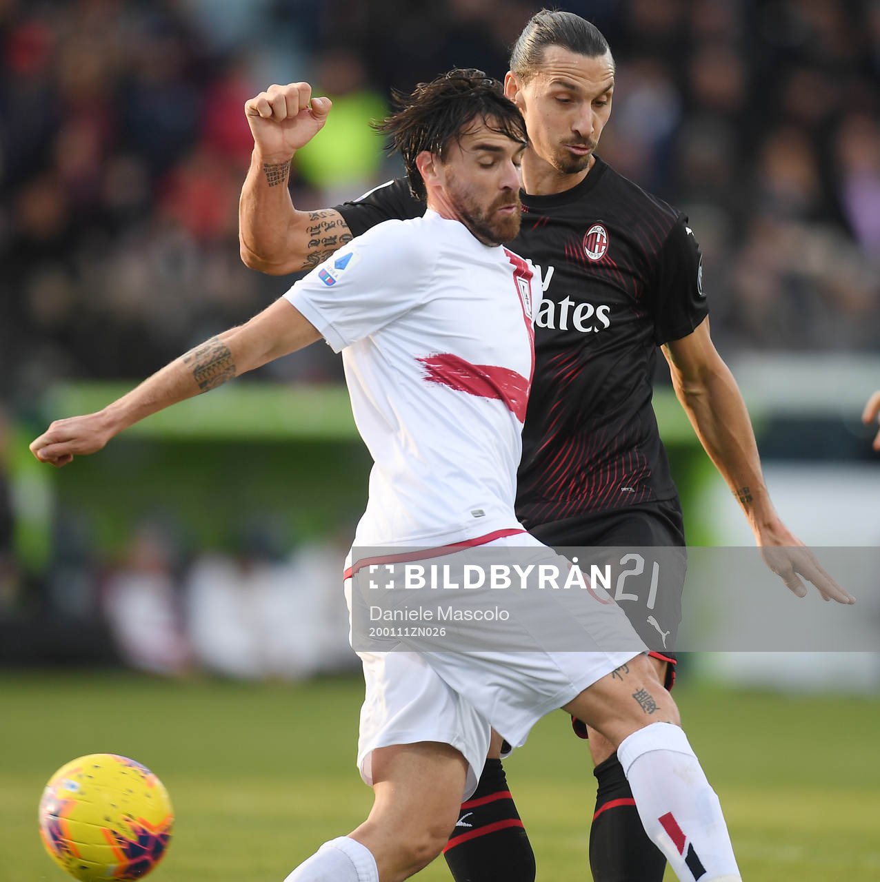 Zlatan Ibrahimovic of AC Milan