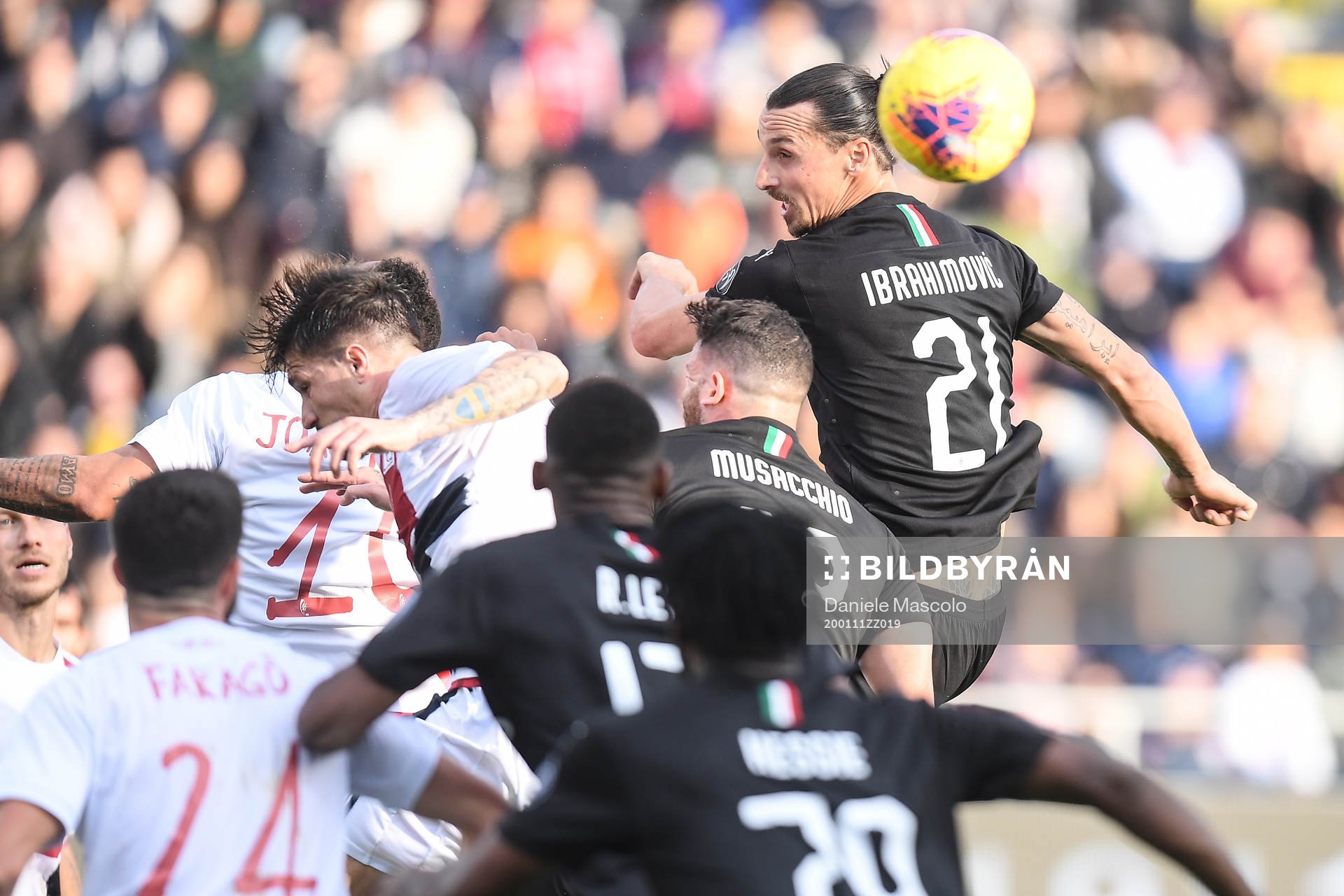 Zlatan Ibrahimovic of AC Milan
