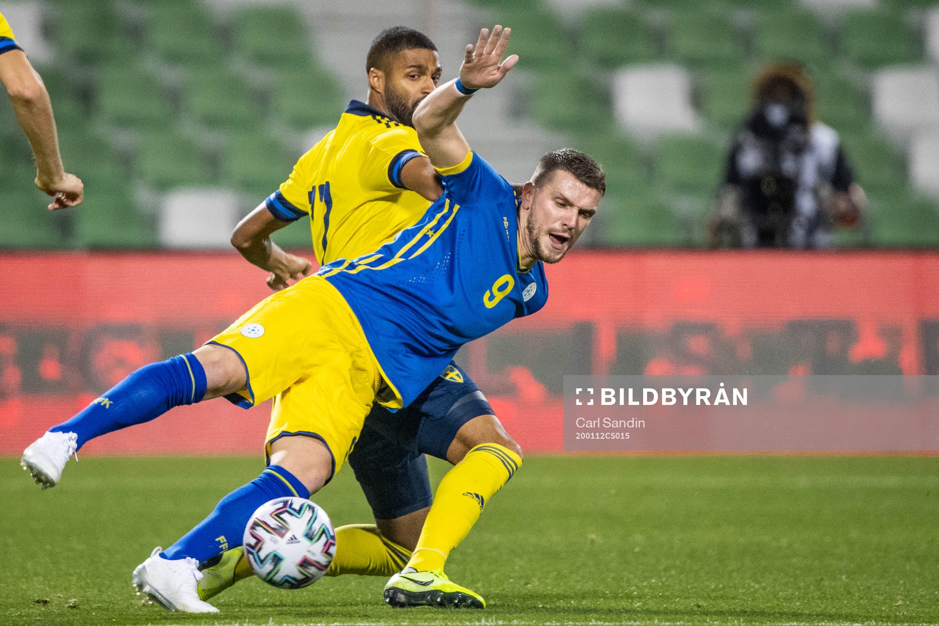 Kristopher Da Graca of Sweden and Flamur Kastrati of Kosovo