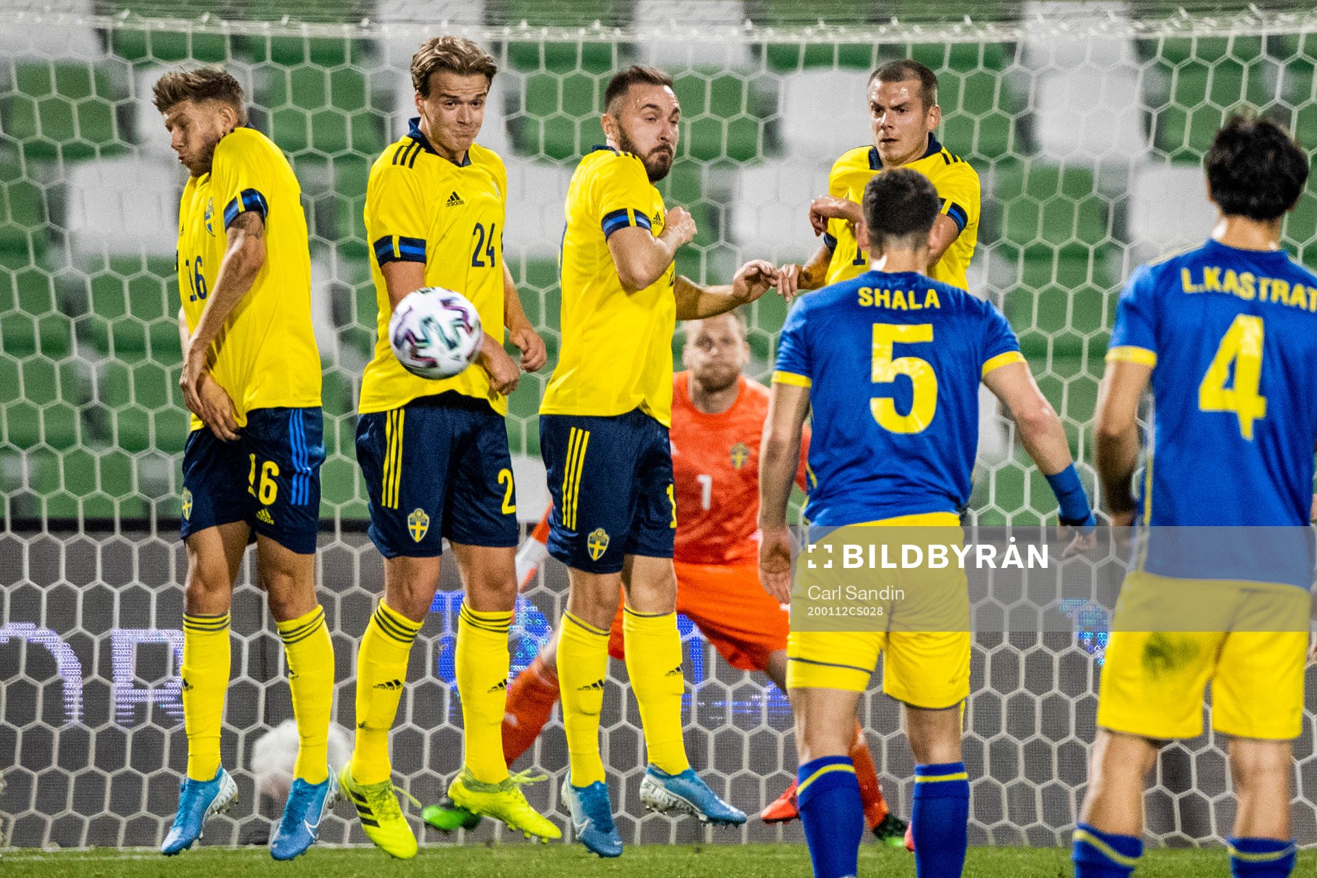 Anton Salétros, August Erlingmark, Muamer Tankovic and