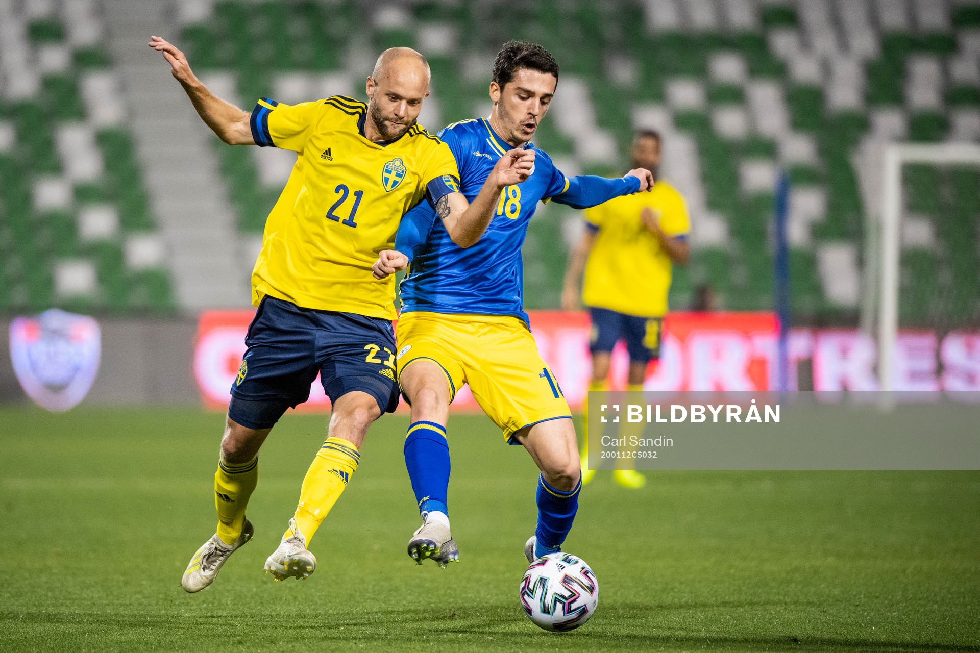 Robin Söder of Sweden and Blend Baftiu <of Kosovo