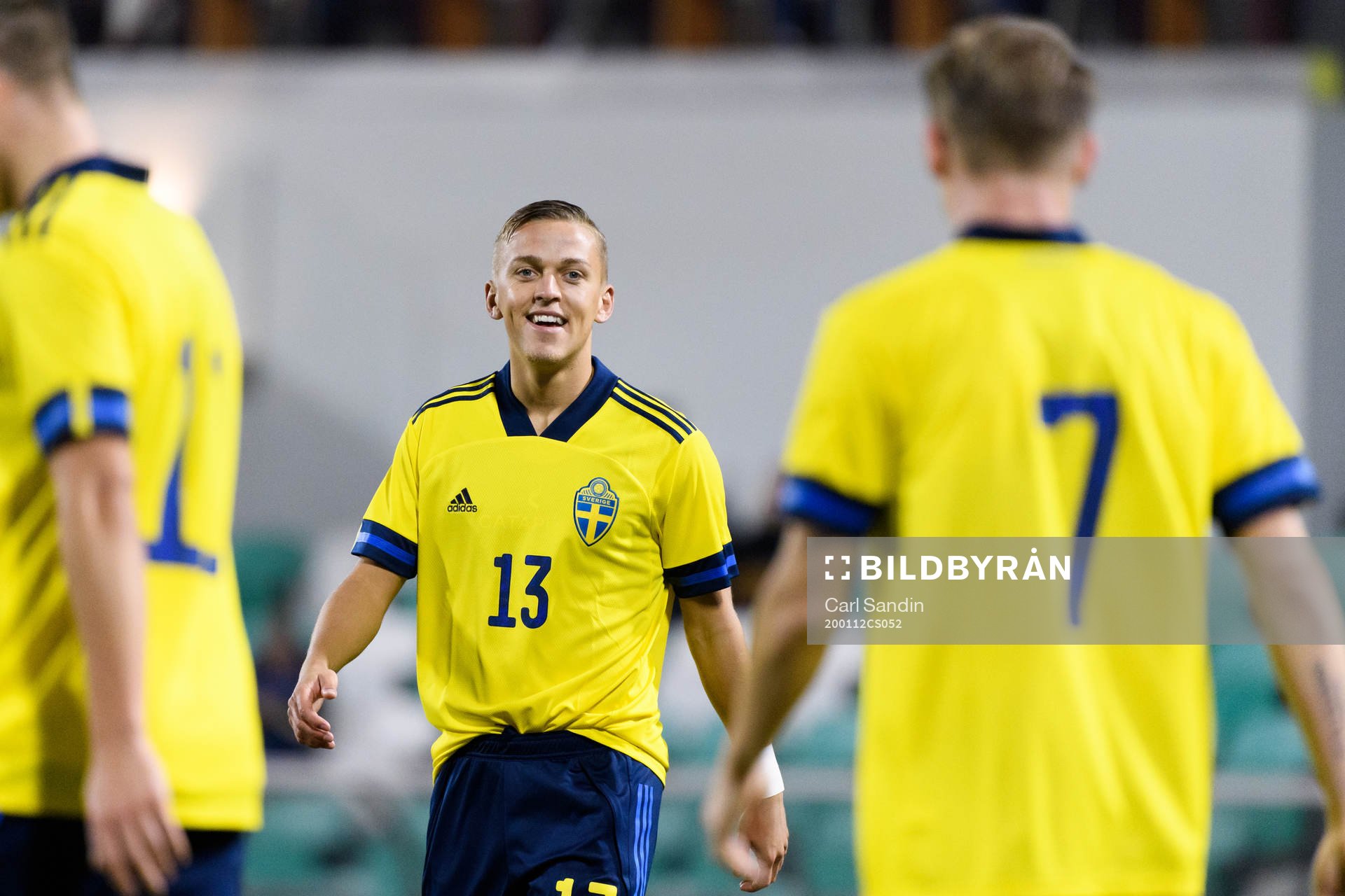 Jesper Karlsson of Sweden celebrates
