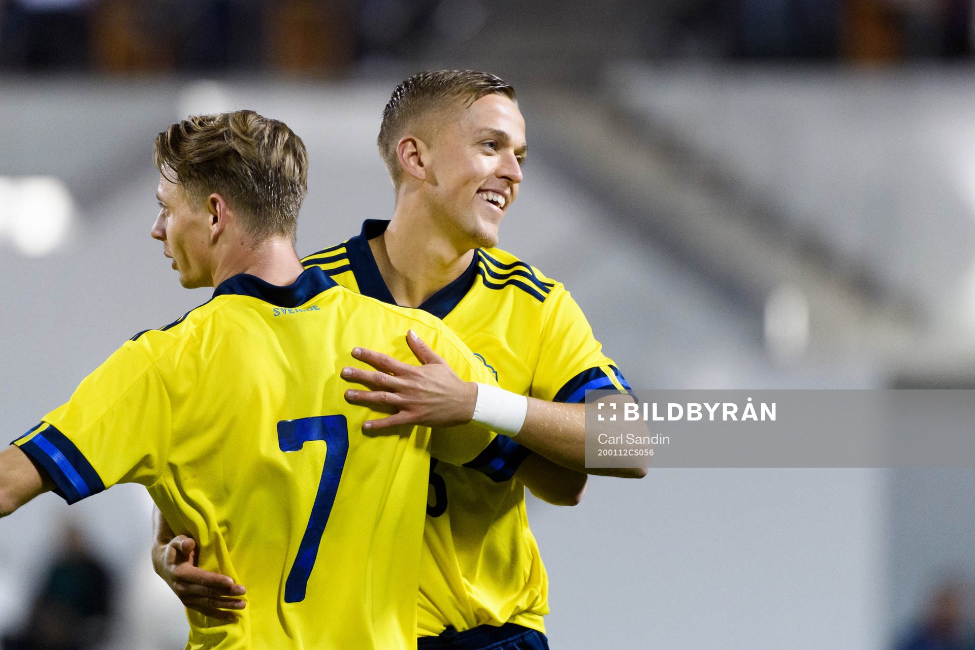 Simon Hedlund and Jesper Karlsson celebrate