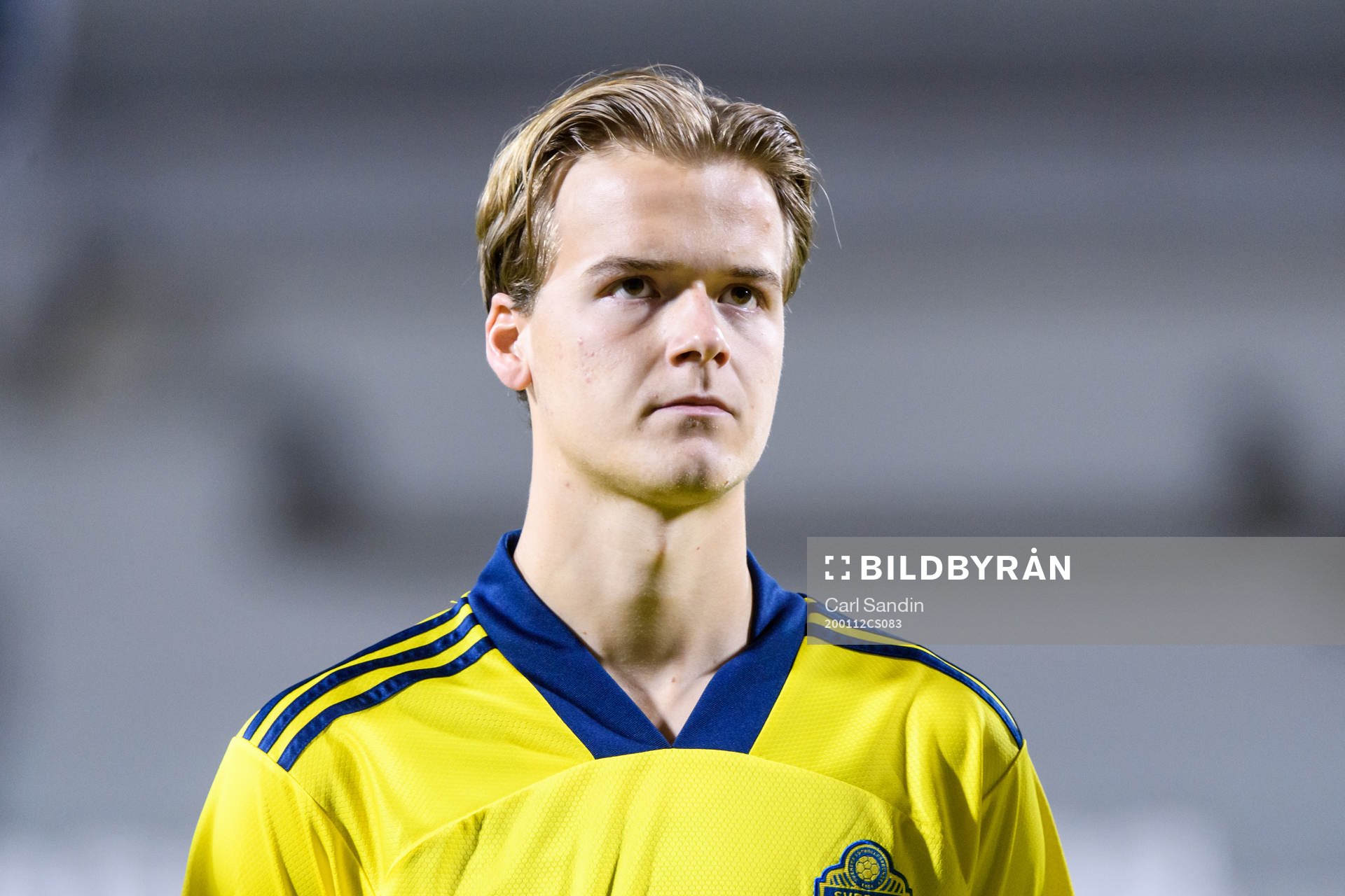 August Erlingmark of Sweden at lineup