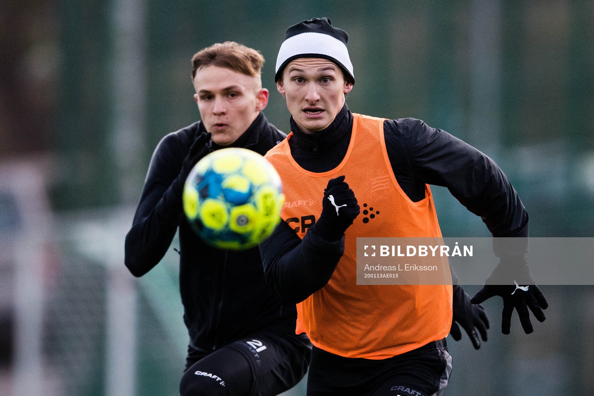 Hammarbys Oscar Krusnell och Hjalmar Ekdal