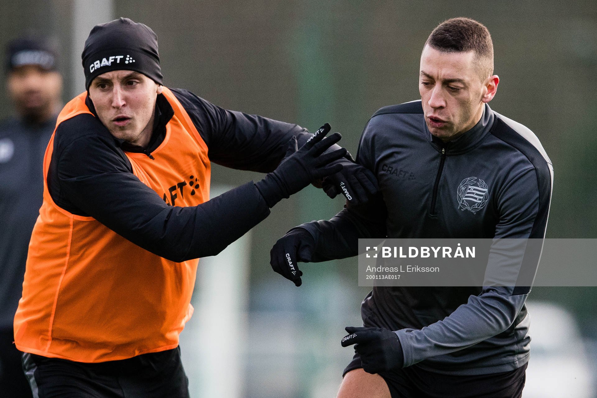 Hammarbys Jeppe Andersen och Nikola Djurdjic