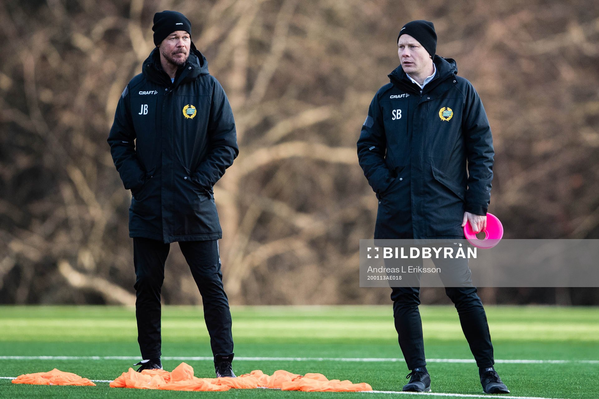 Hammarbys assisterande tränare Joachim Björklund och