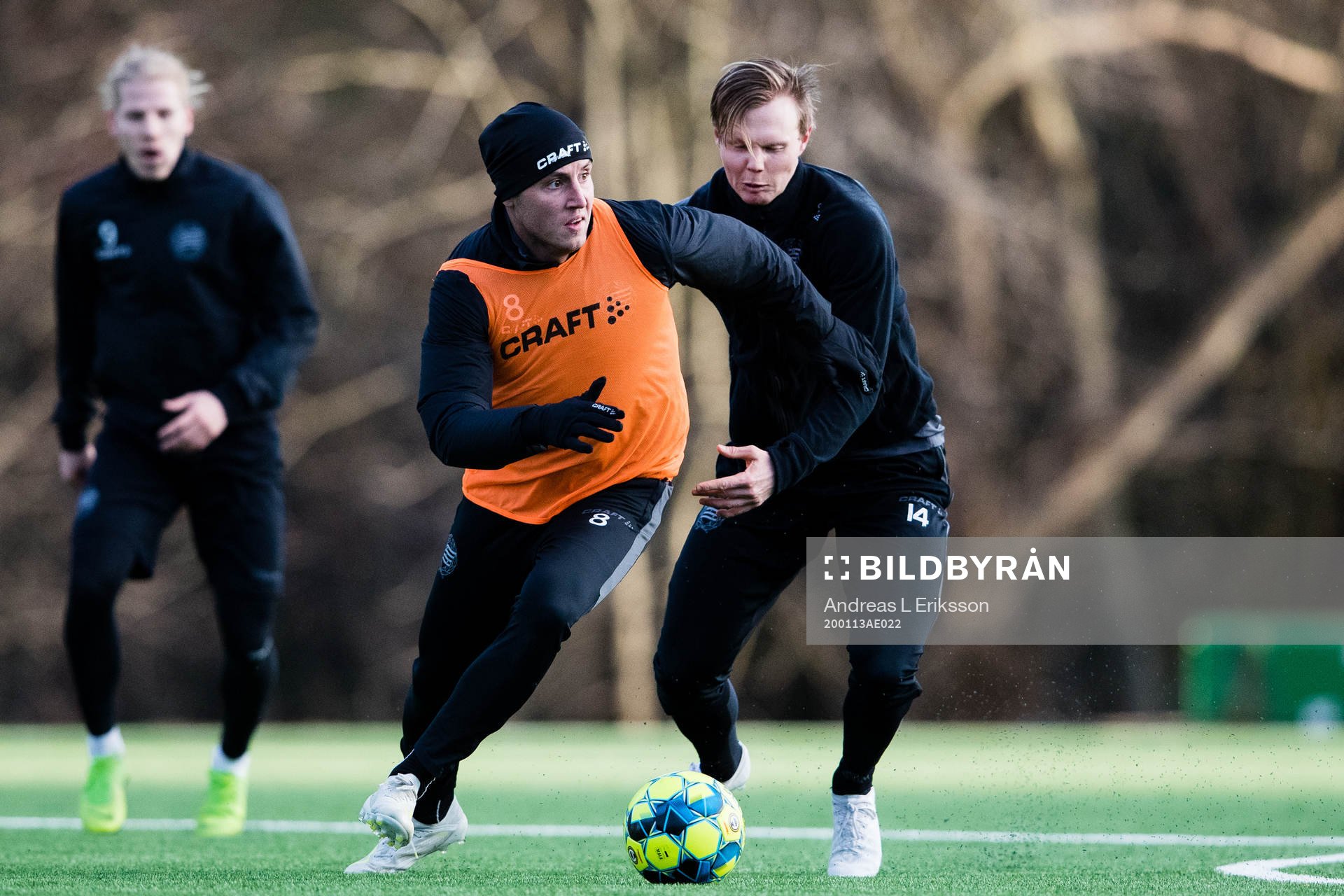 Hammarbys Jeppe Andersen och Tim Söderström