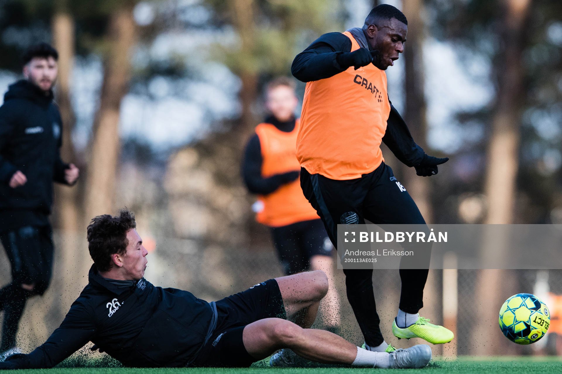 Hammarbys Kalle Björklund och Filston Mawana