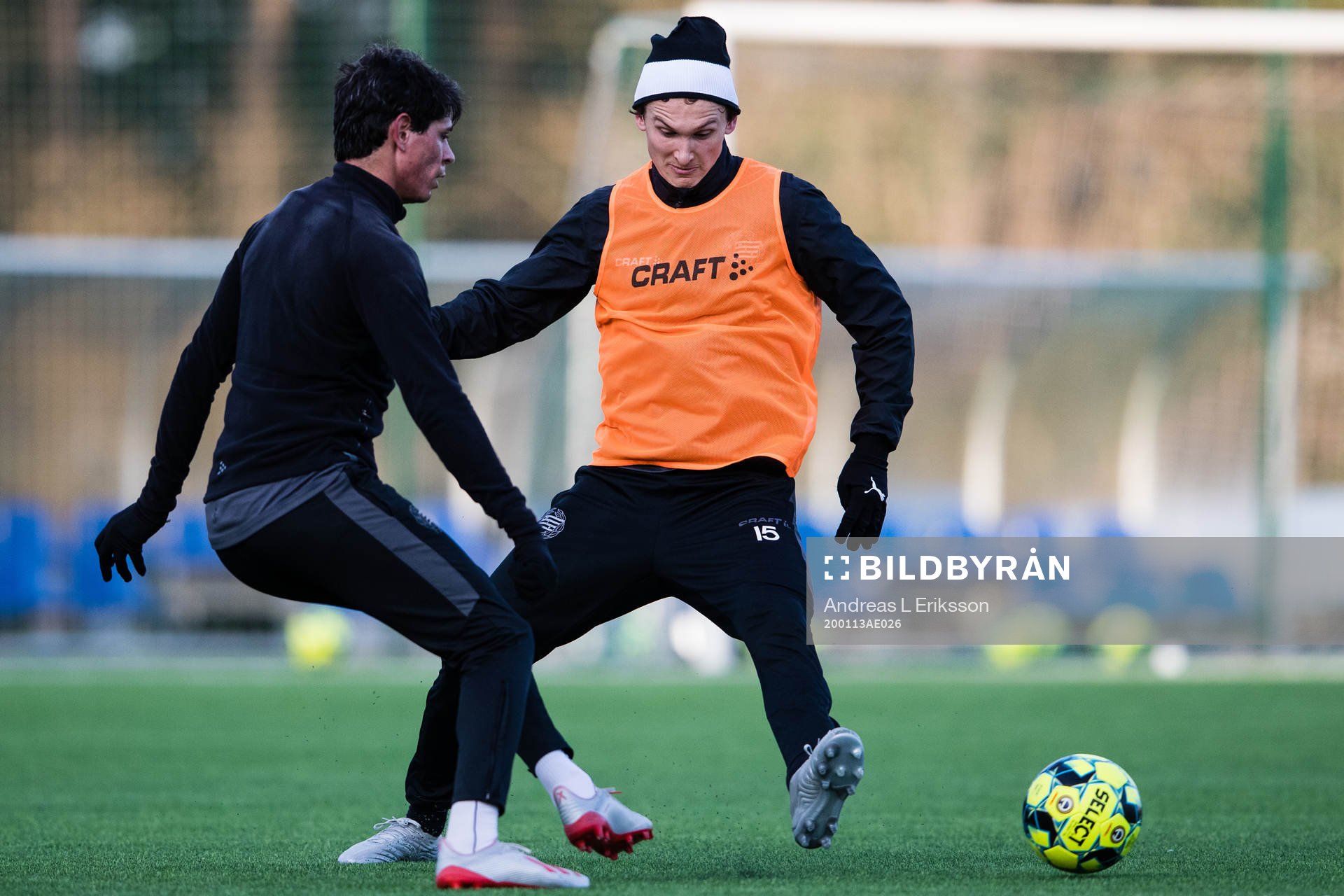 Hammarbys Jean Carlos de Brito och Hjalmar Ekdal