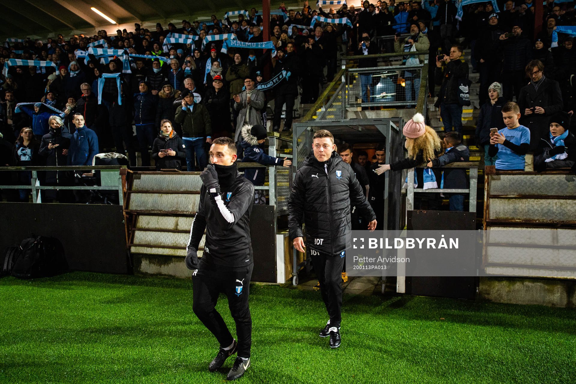 Malmö FFs ansvarig fystränare Ben Rosen och tränare Jon