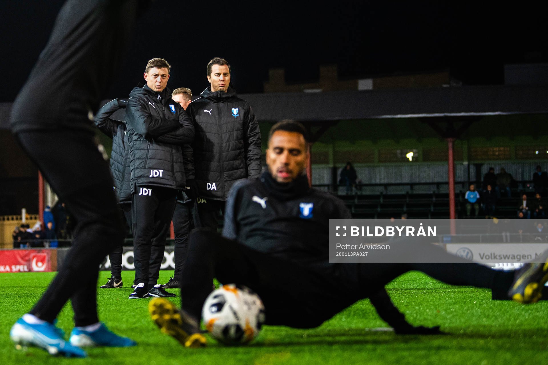 Malmö FFs tränare Jon Dahl Tomasson, sportchef Daniel