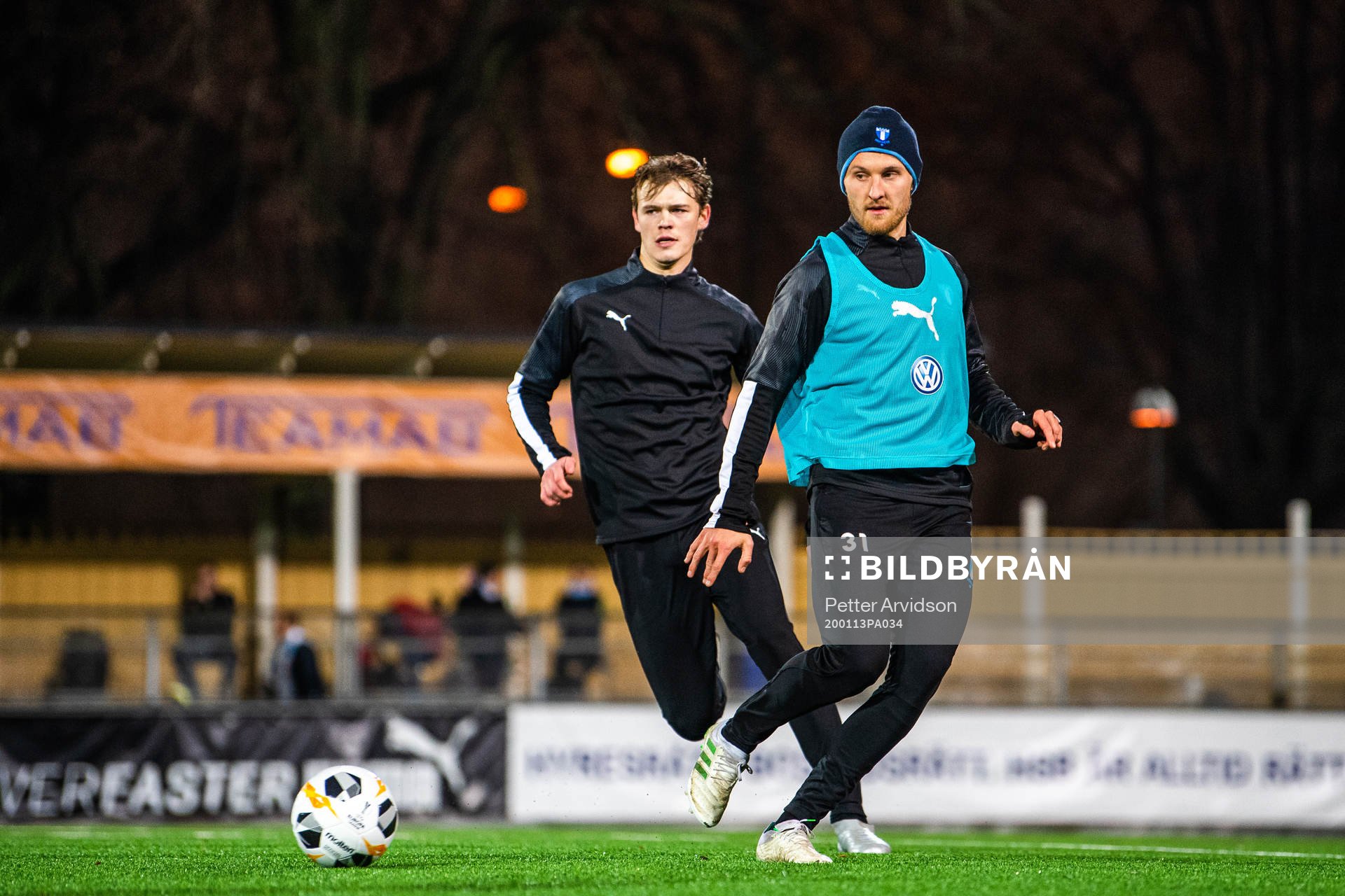 Malmö FFs Hugo Andersson och Franz Brorsson