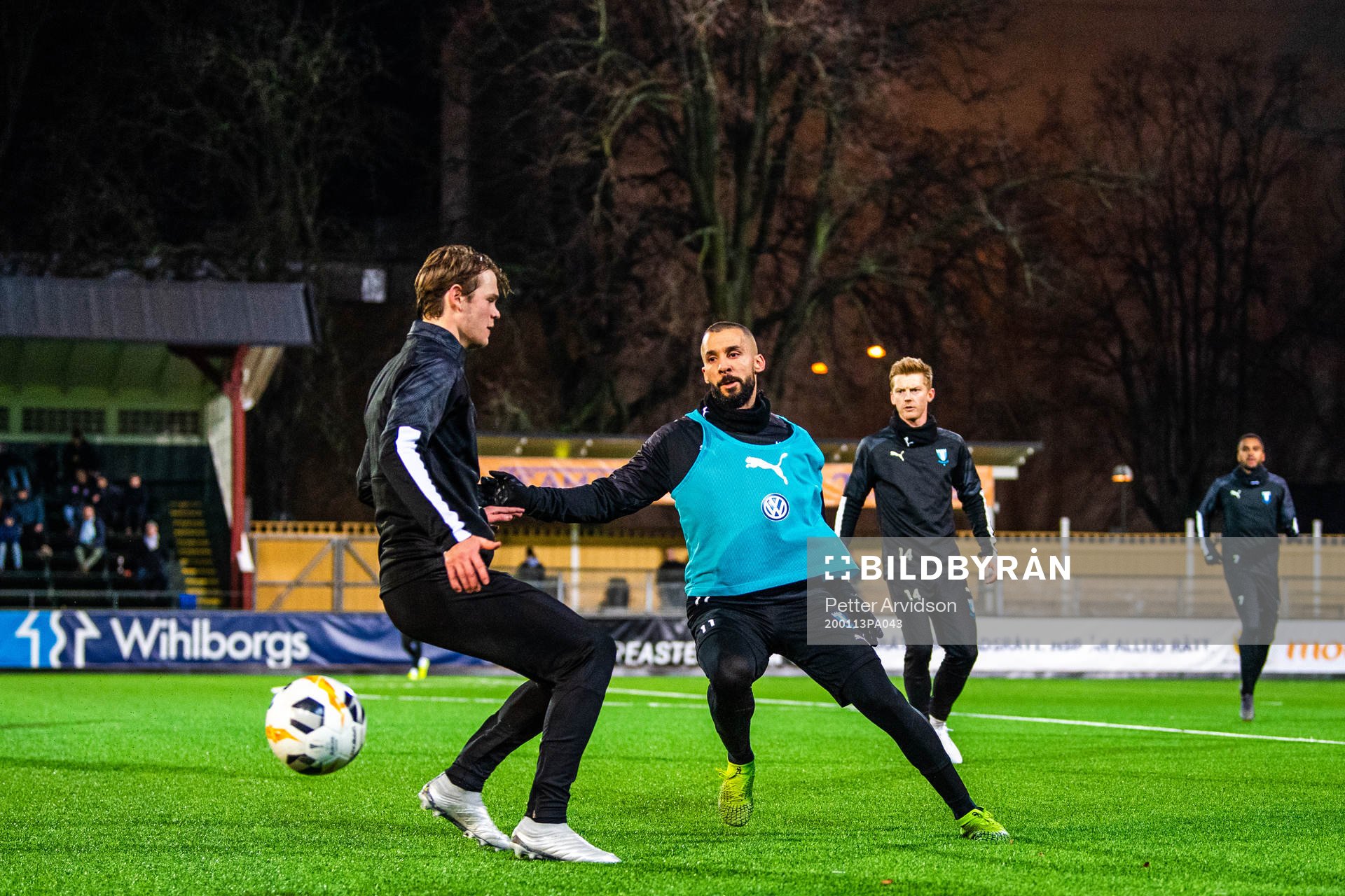 Malmö FFs Hugo Andersson och Guillermo Molins