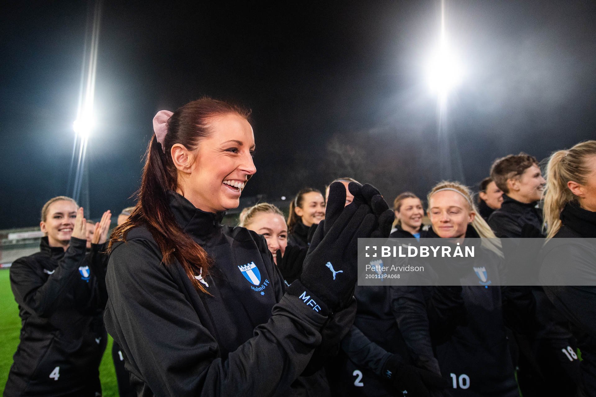 Malmö FFs Malin Gunnarsson jublar