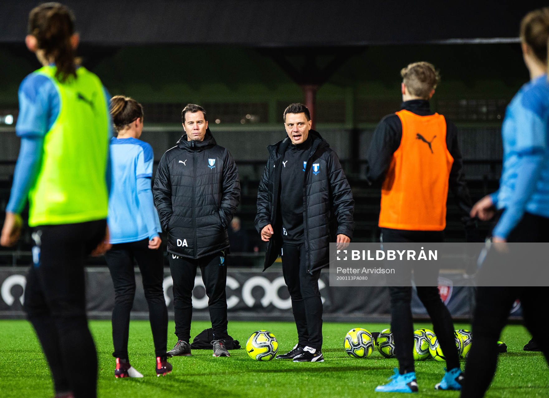 Malmö FFs sportchef Daniel Andersson och tränare Fredrik
