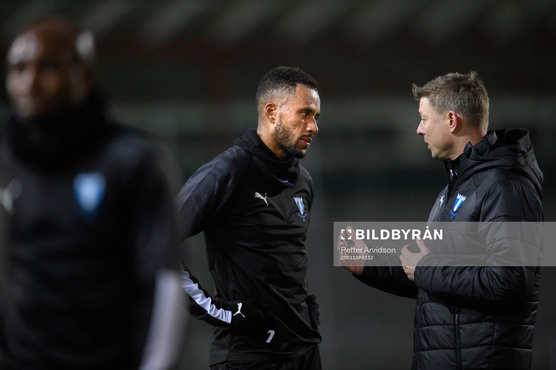 Isaac Kiese Thelin och tränare Jon Dahl Tomasson