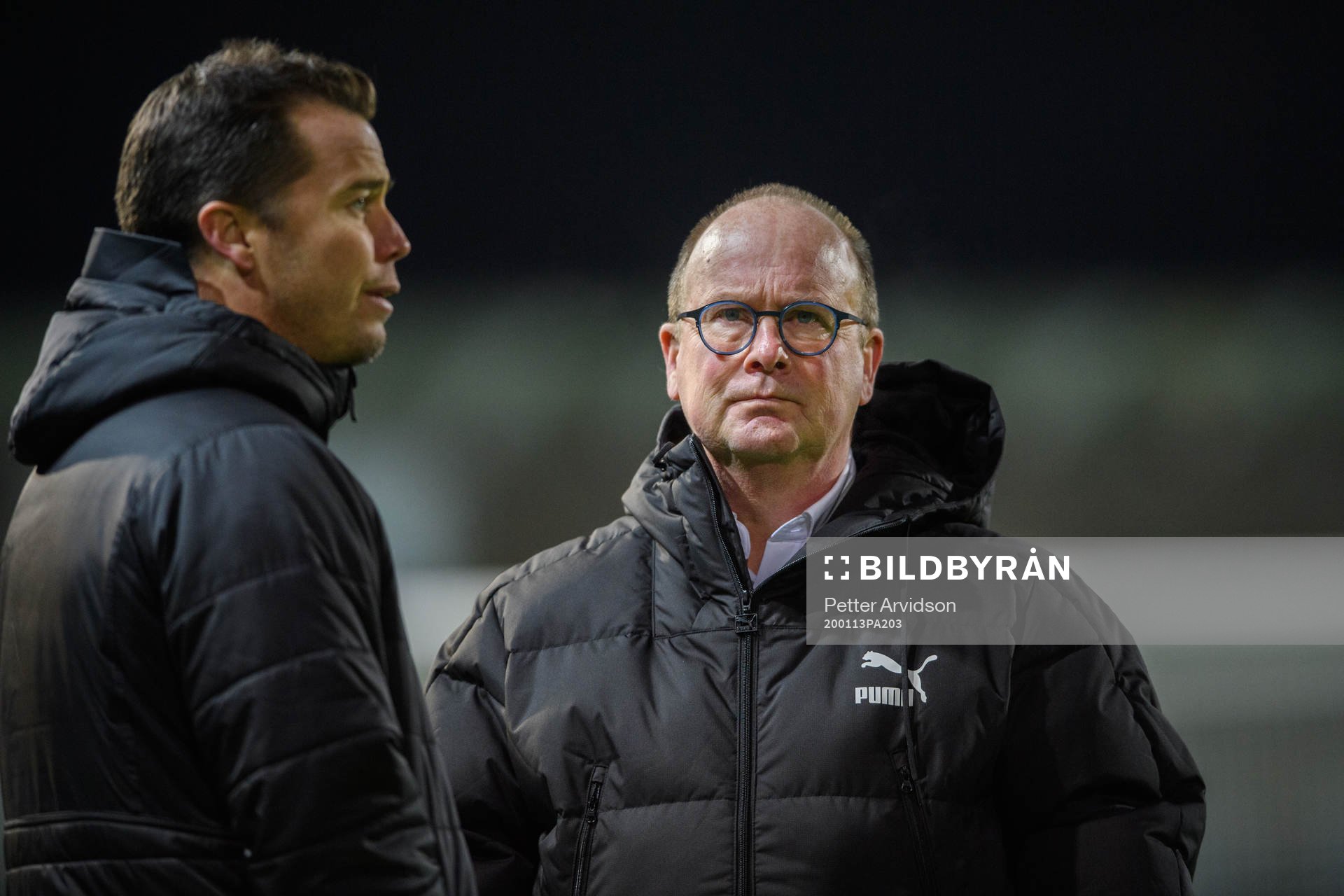 Sportchef Daniel Andersson och Mats Engqvist