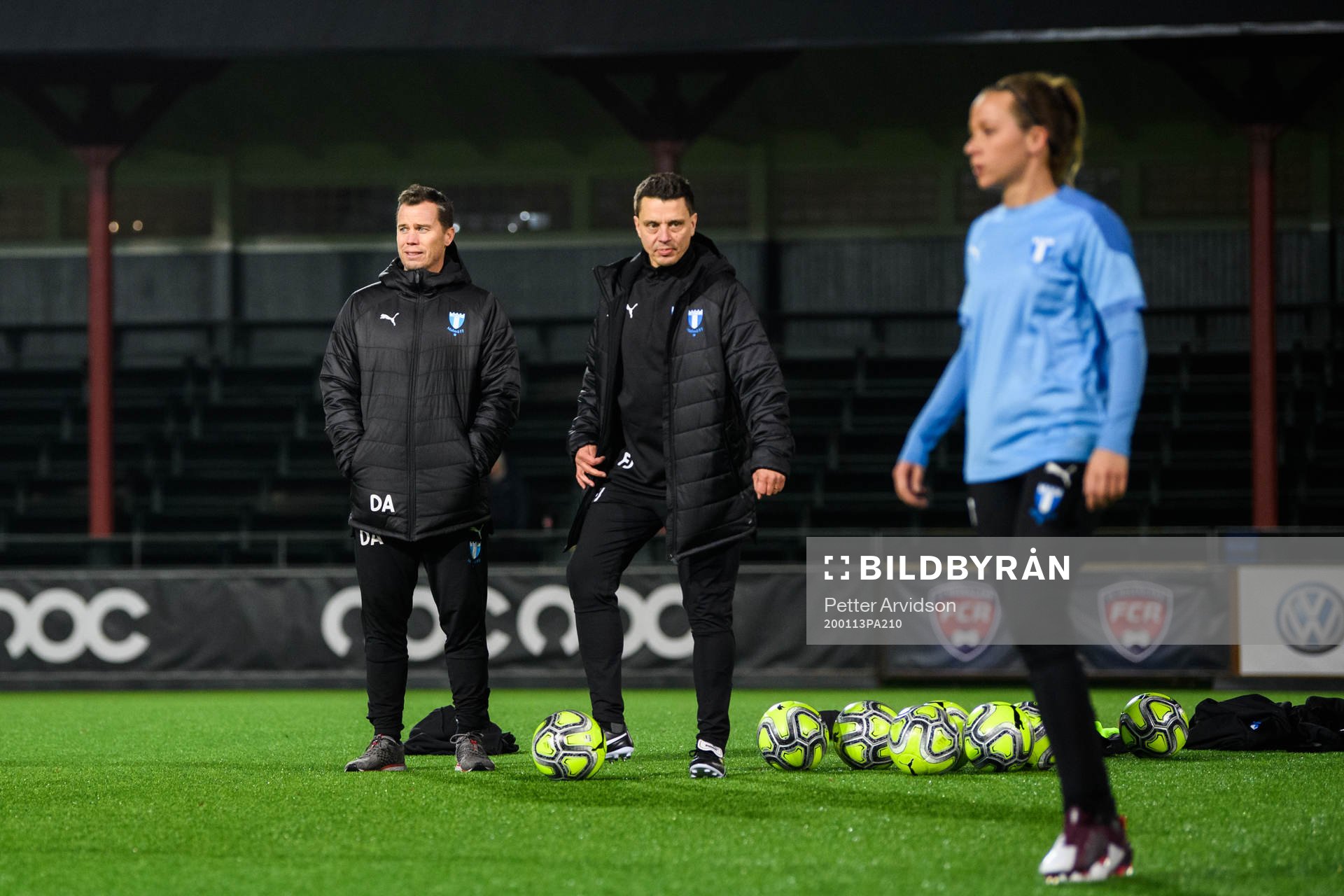 Sportchef Daniel Andersson och tränare Fredrik Jahnfors