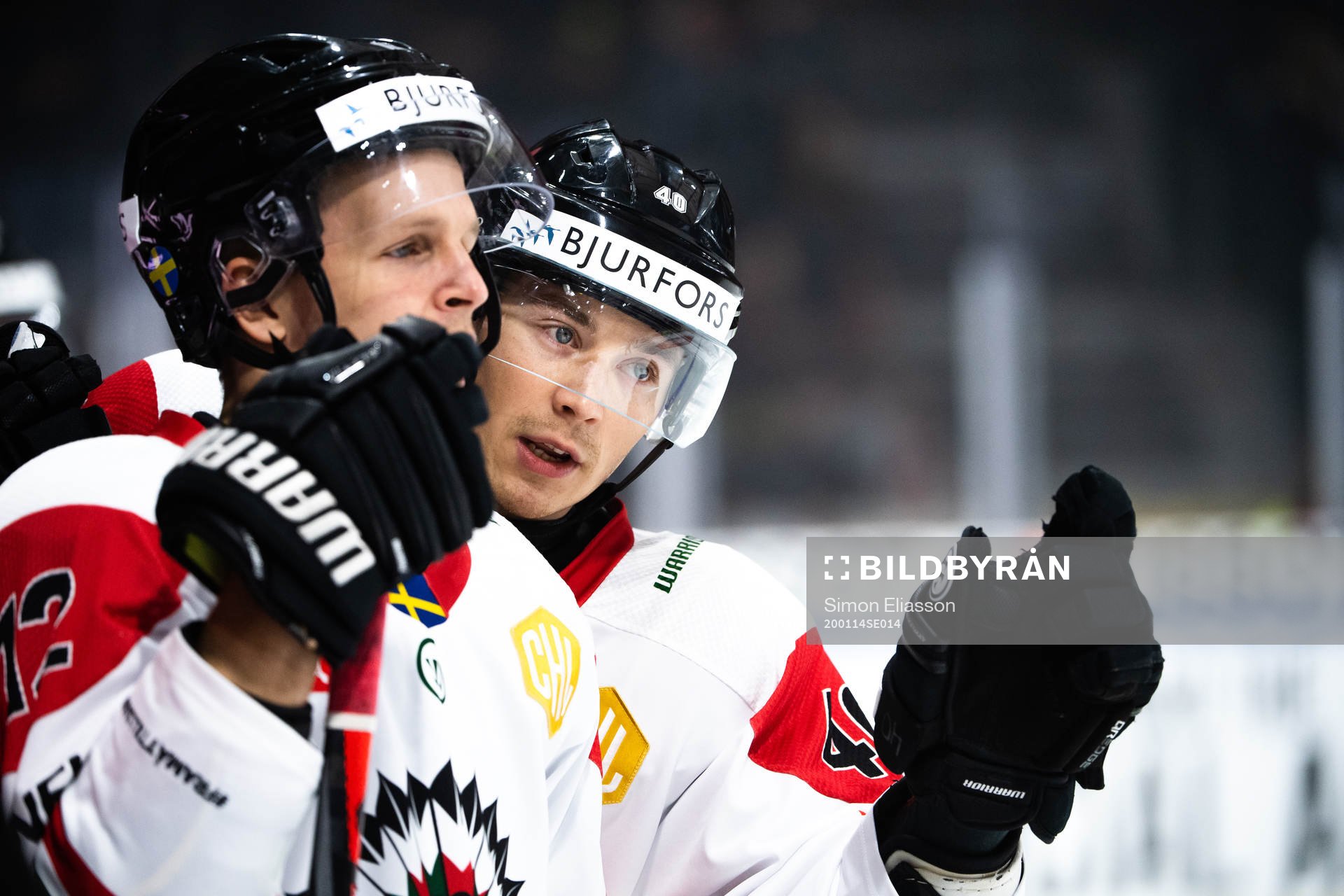 Joel Mustonen and Max Friberg of Frölunda