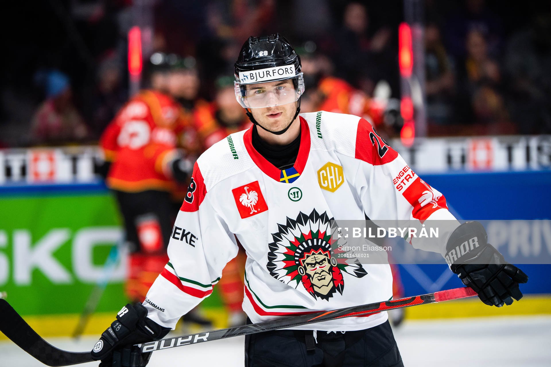 Johan Sundström of Frölunda looks dejected