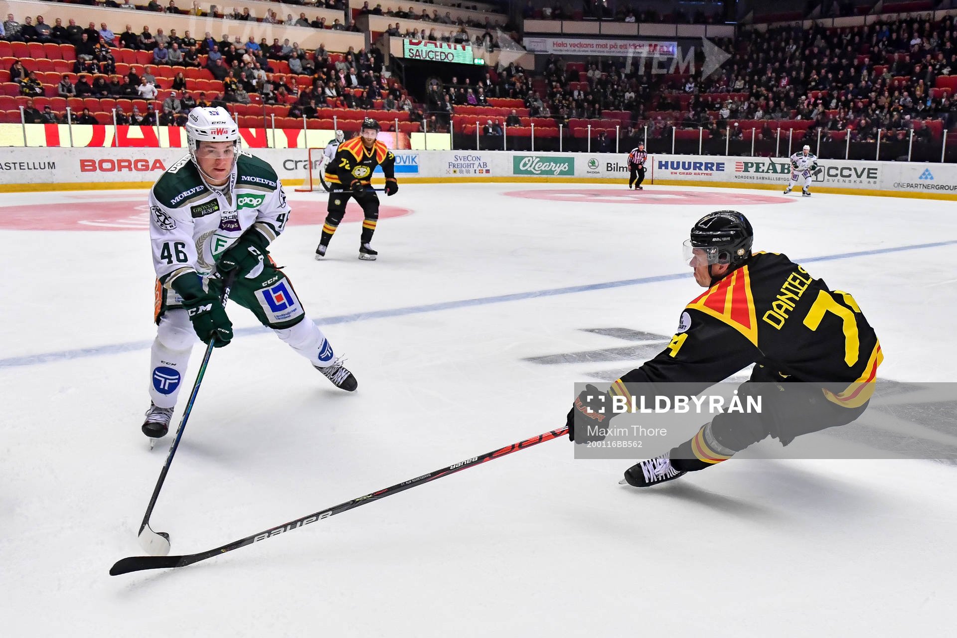 Färjestads Michael Latta och Brynäs Nicklas Danielsson