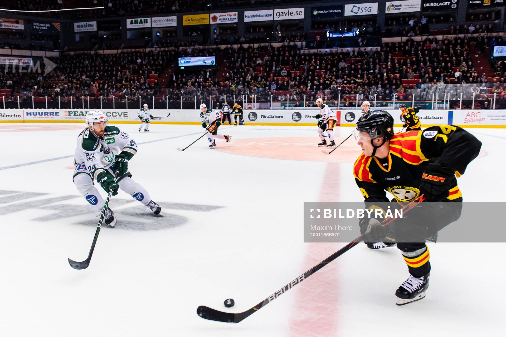 Färjestads Jonathon Blum och Brynäs Nicklas Danielsson