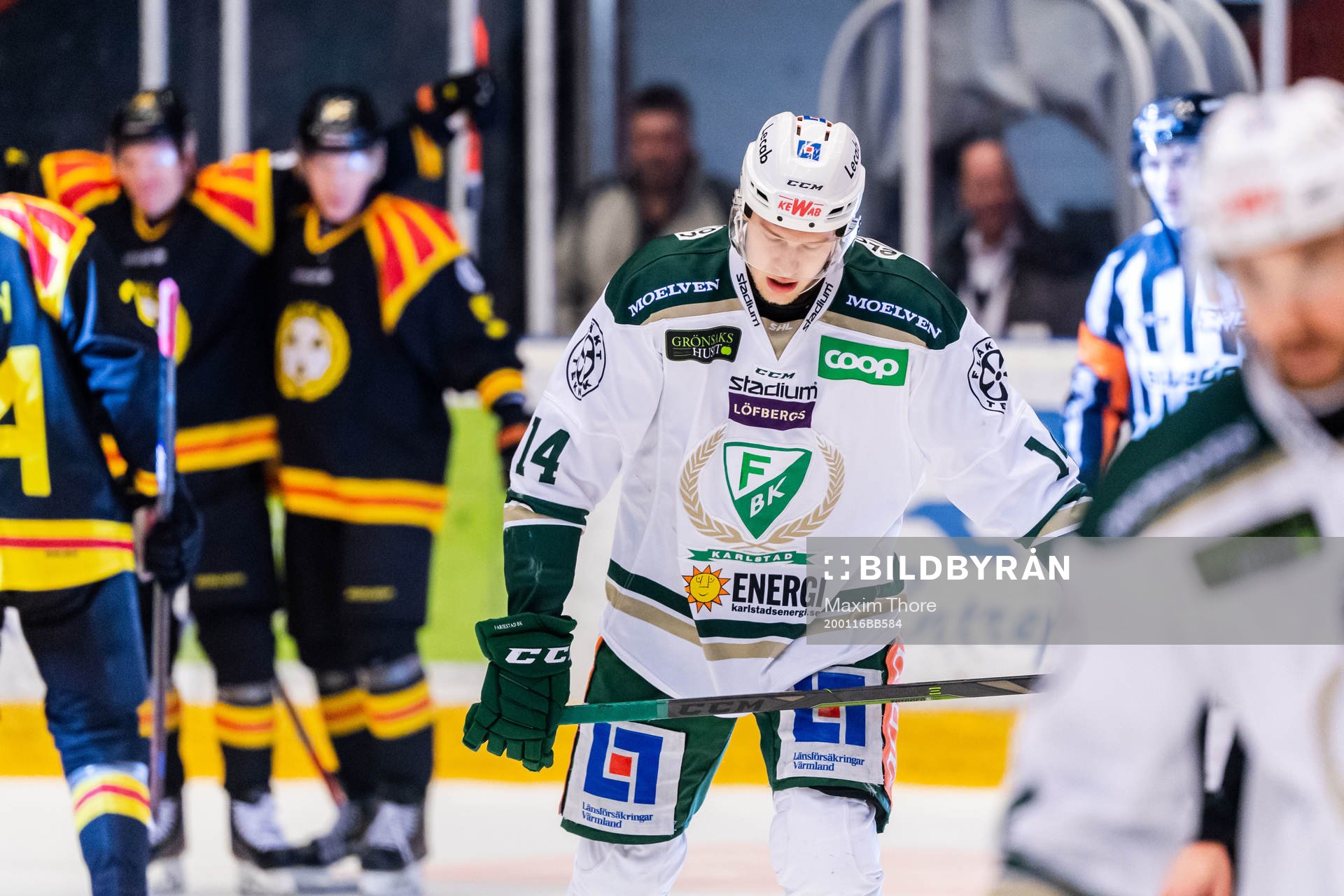 Färjestads Victor Ejdsell deppar