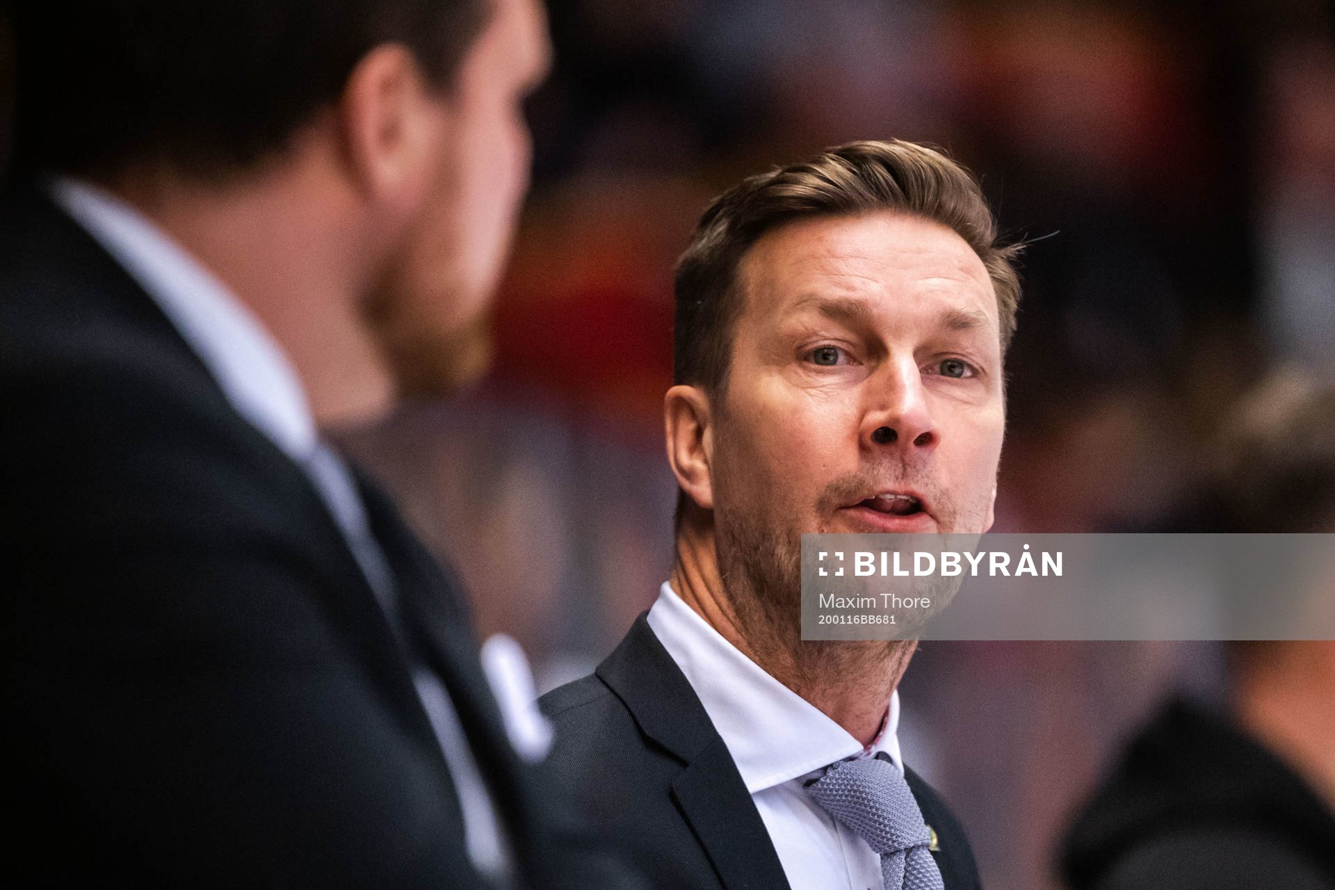 Färjestads huvudtränare Johan Pennerborn