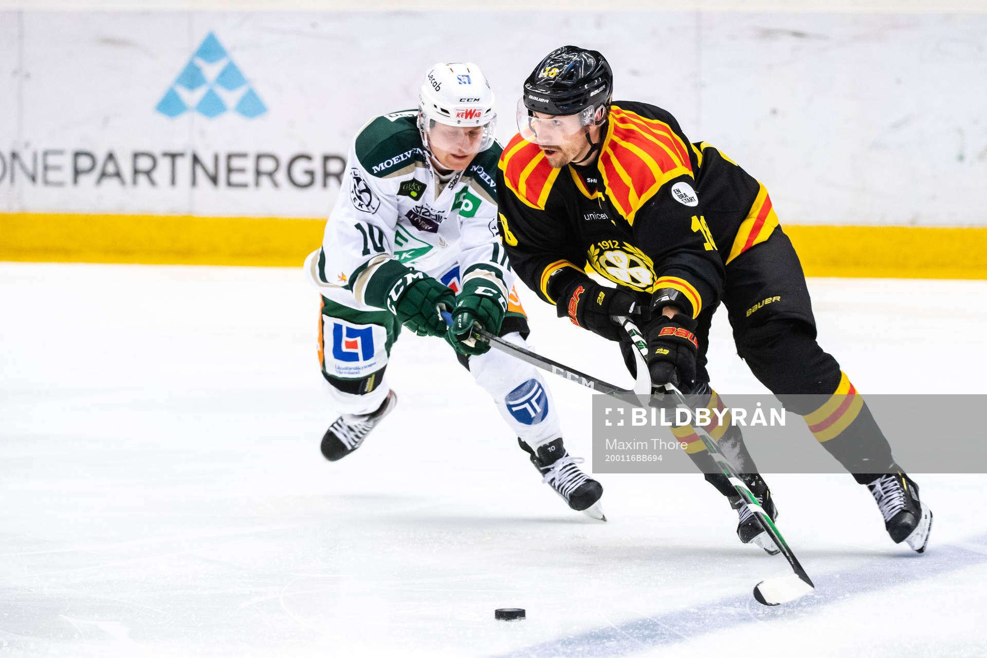 Färjestads Marcus Nilsson och Brynäs Anton Rödin
