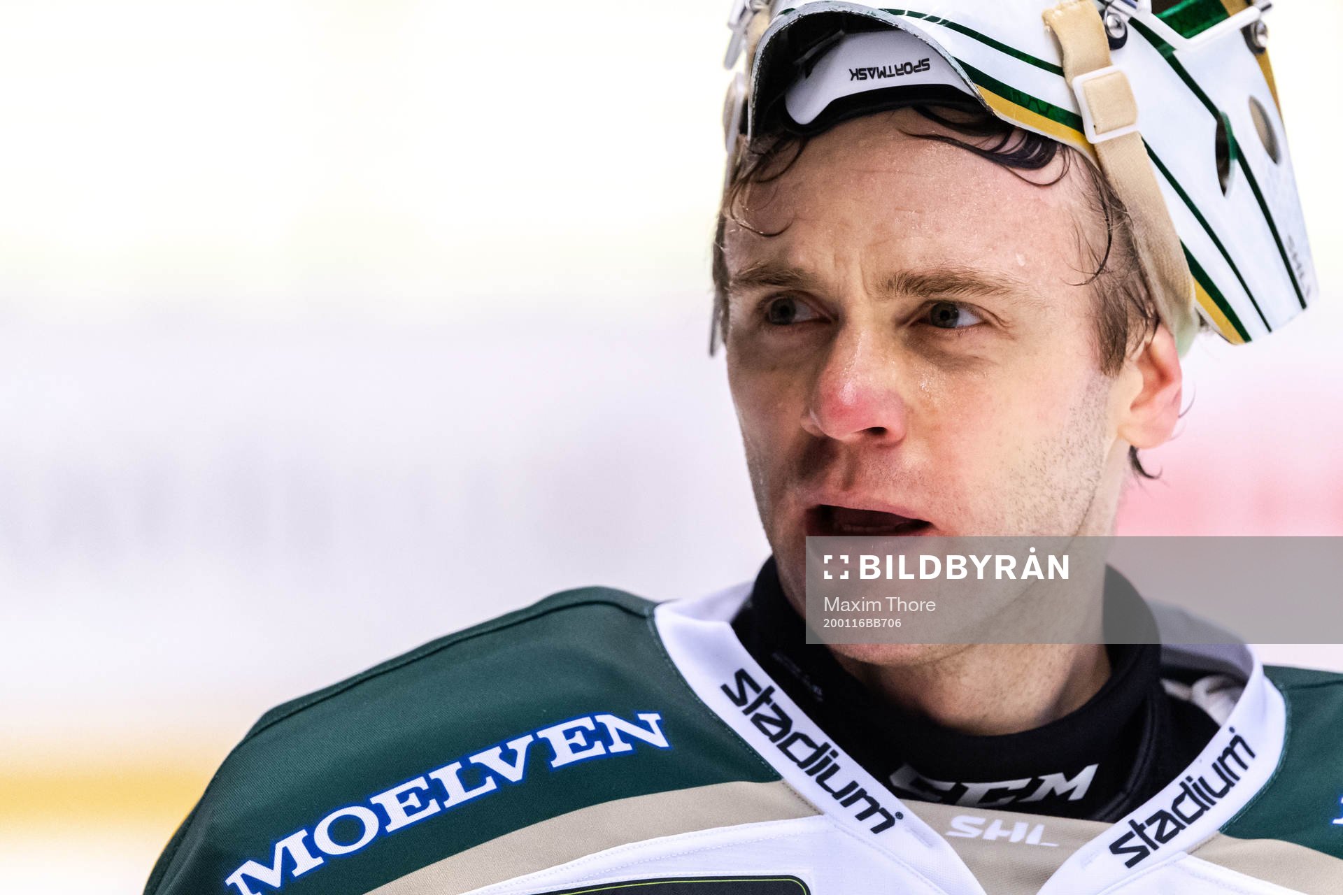 Färjestads målvakt Markus Svensson