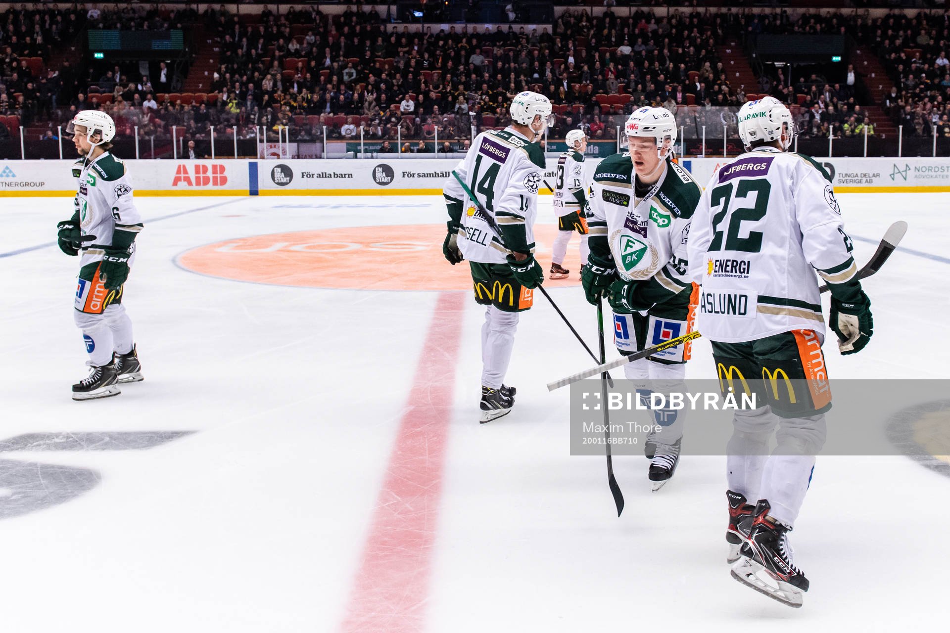 Färjestads Gustav Rydahl deppar med lagkamrater