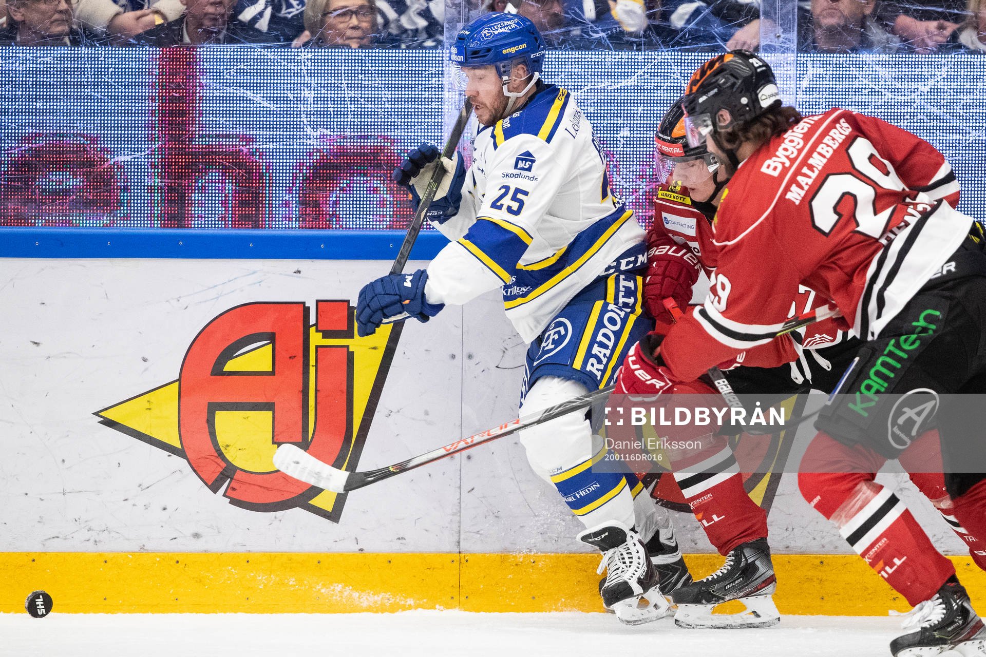 Leksands Linus Persson och Örebros Alfred Barklund och