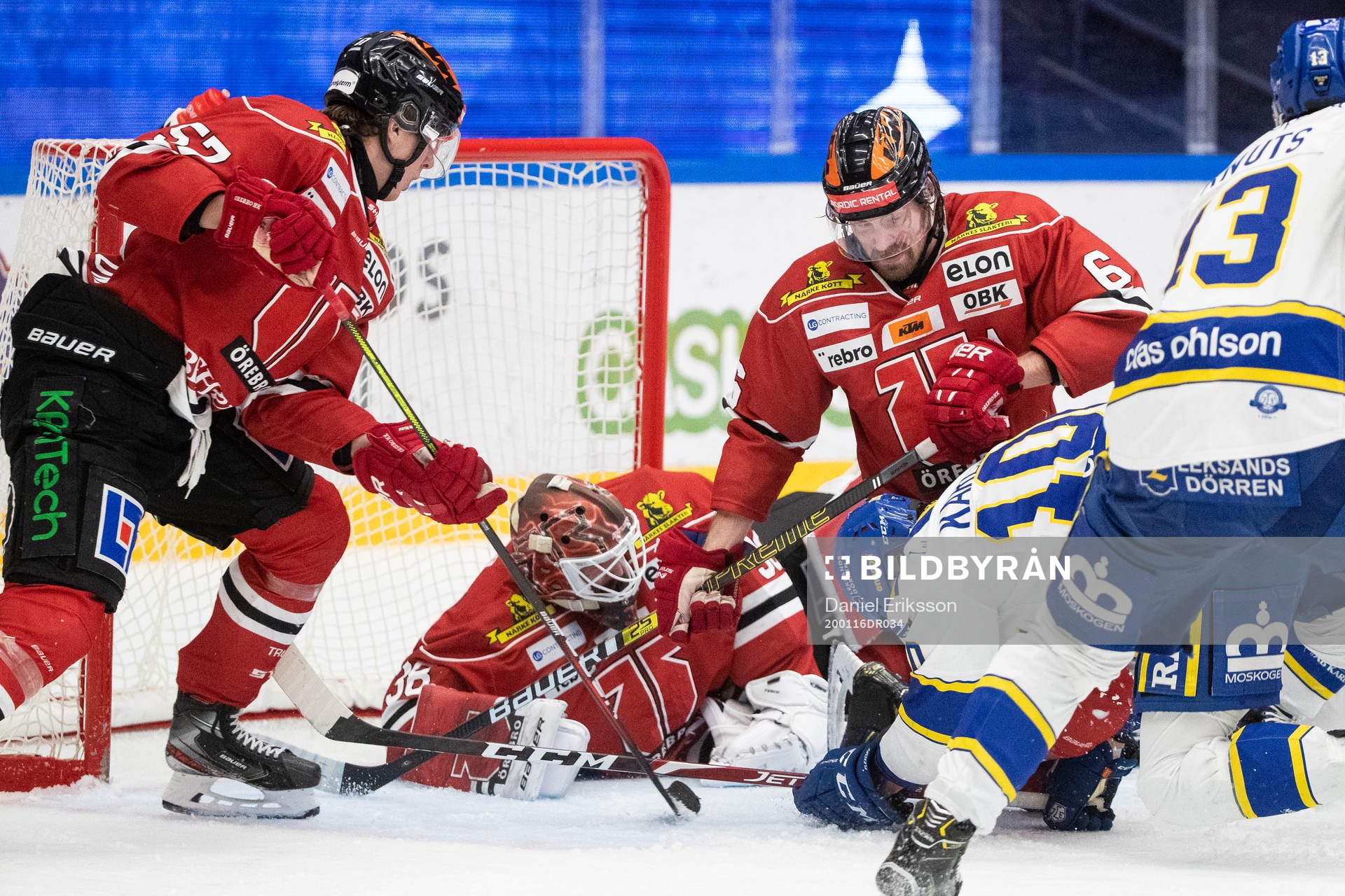 Örebros Alfred Barklund och Örebros Stefan Warg  och