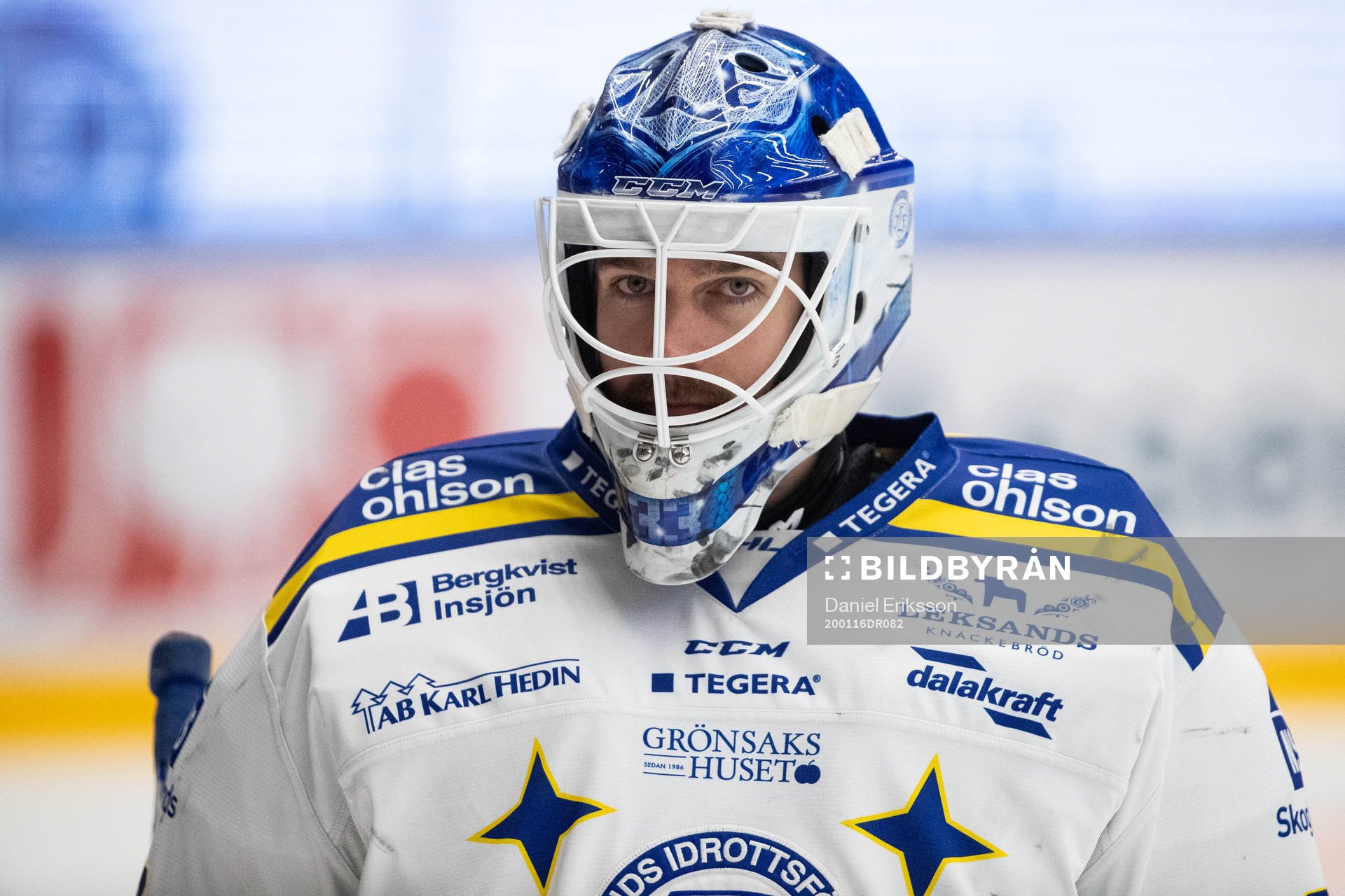 Leksands målvakt Axel Brage