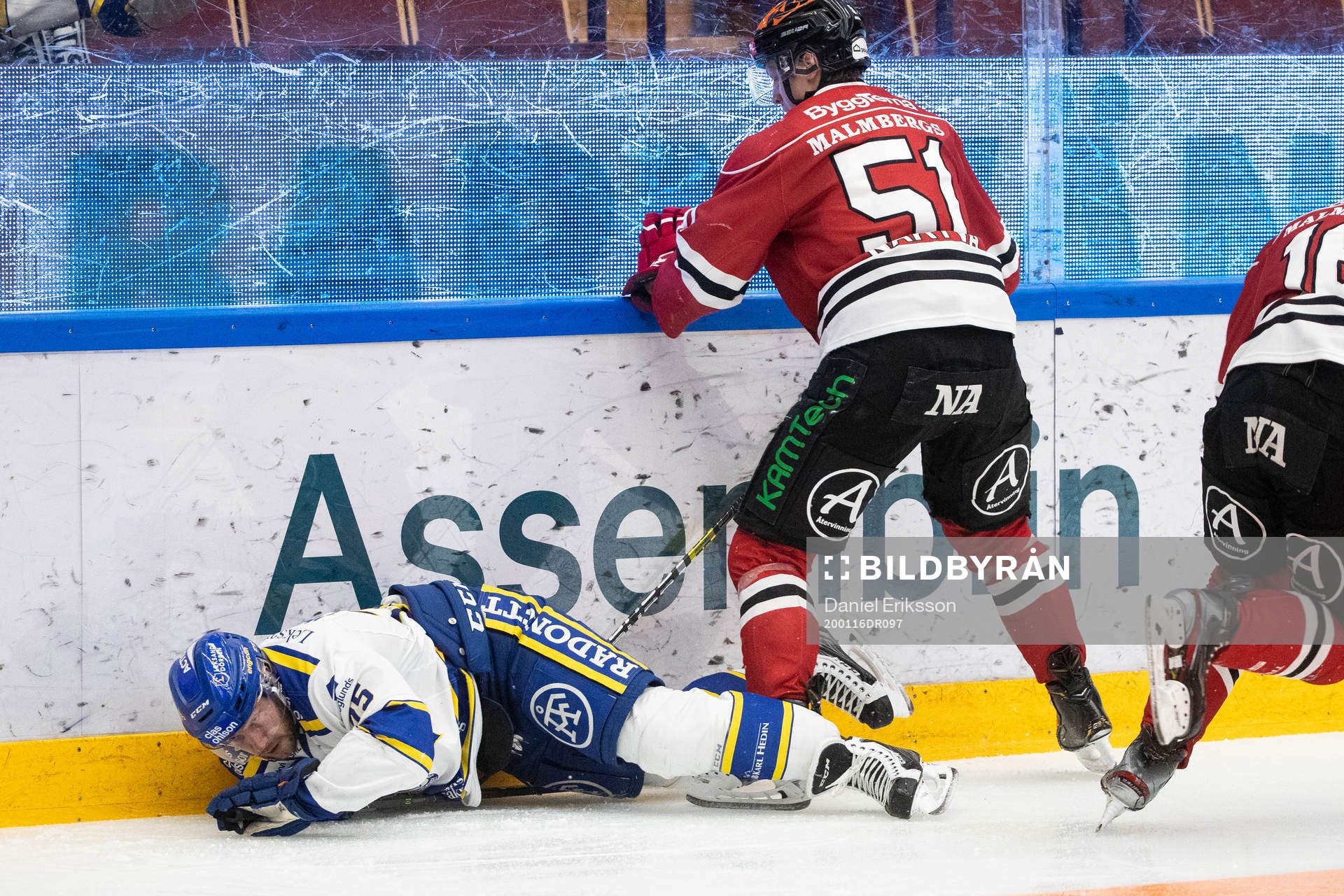 Leksands Linus Persson och Örebros Kristian Näkyvä