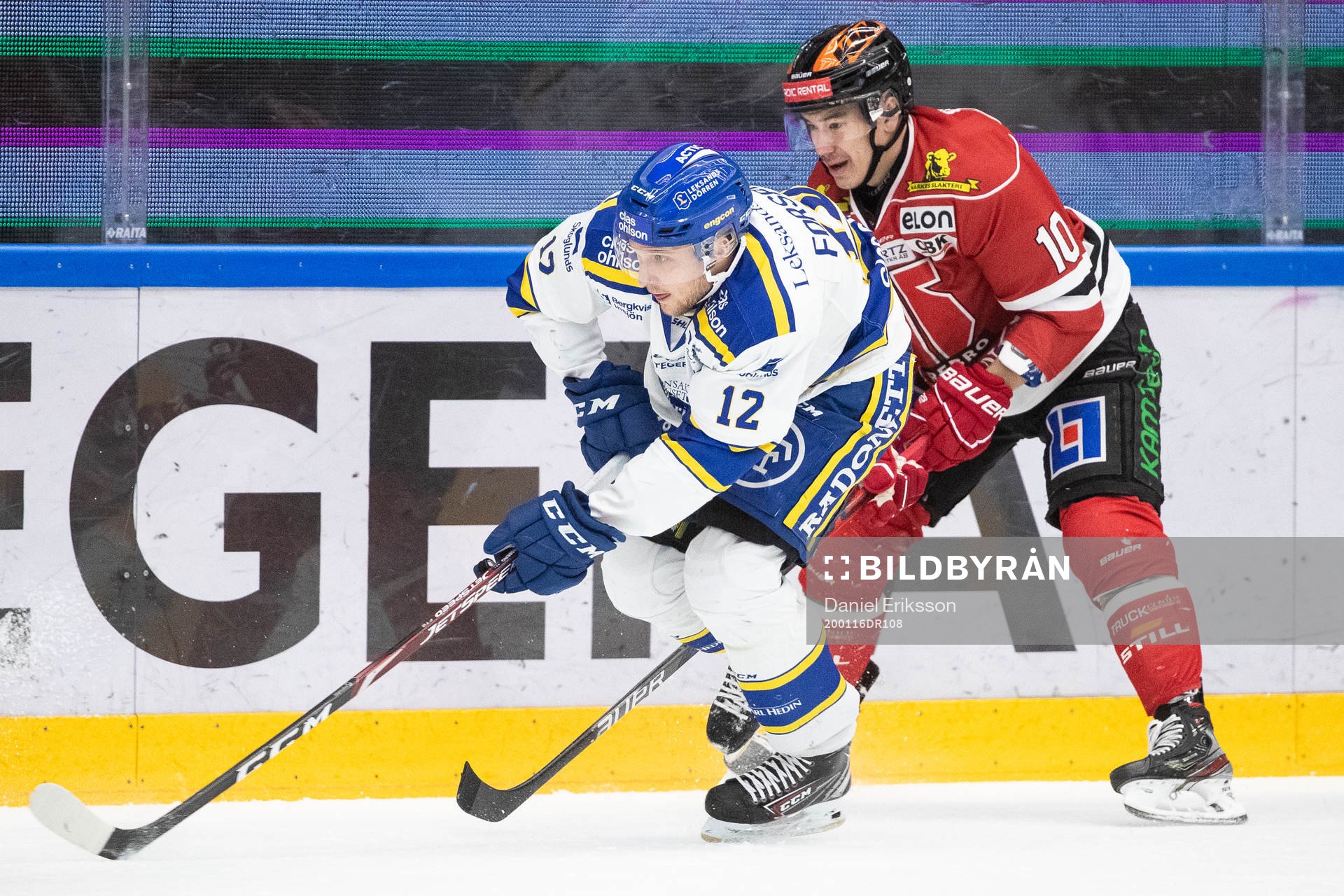 Leksands Fredrik Forsberg och Örebros Shane Harper