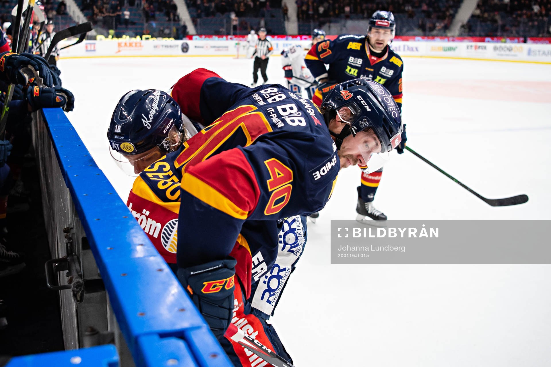 Linköpings Axel Ottosson och Djurgårdens Jacob Josefson