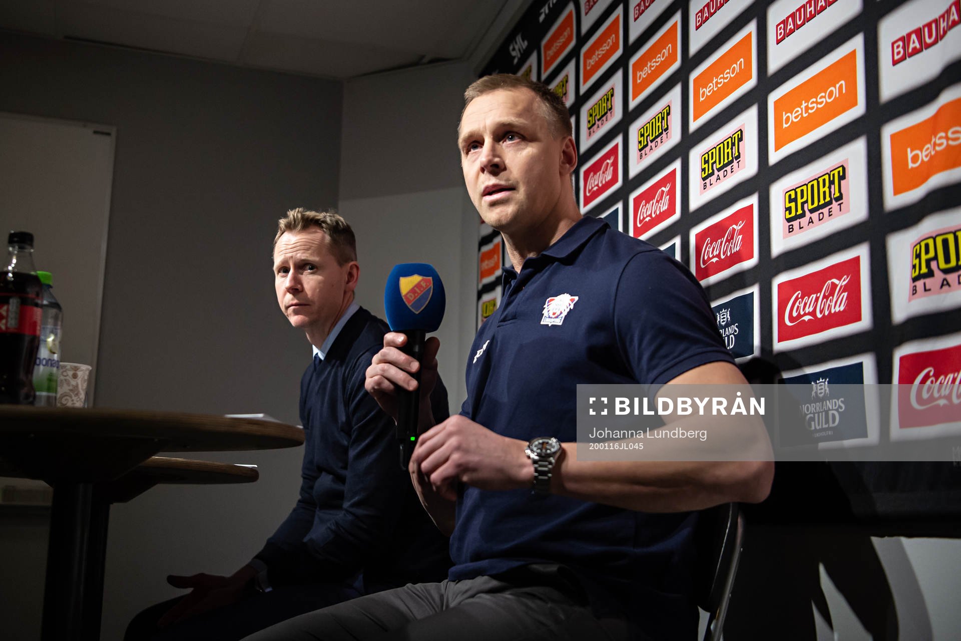 Djurgårdens tränare Robert Ohlsson och Linköpings