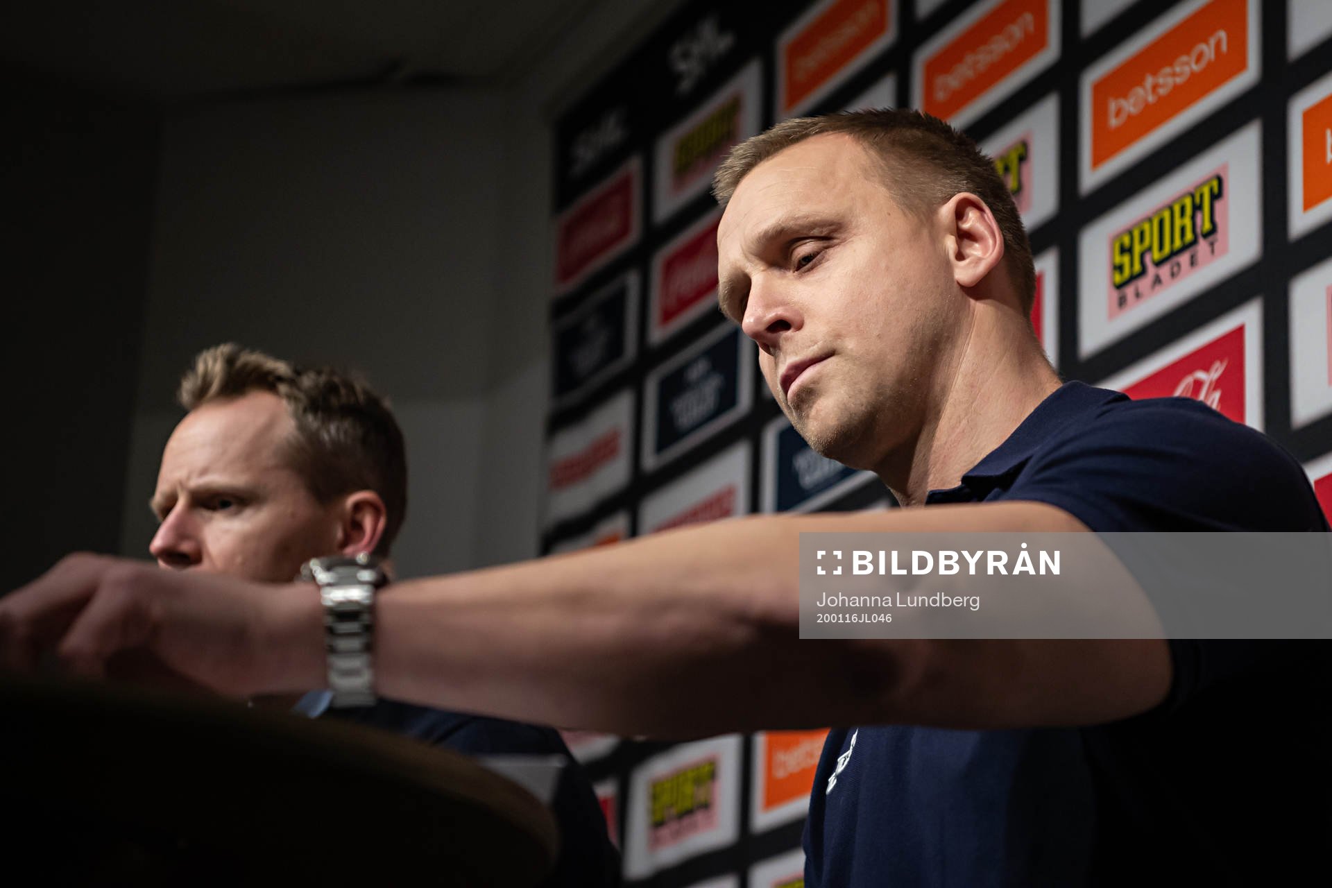 Djurgårdens tränare Robert Ohlsson och Linköpings
