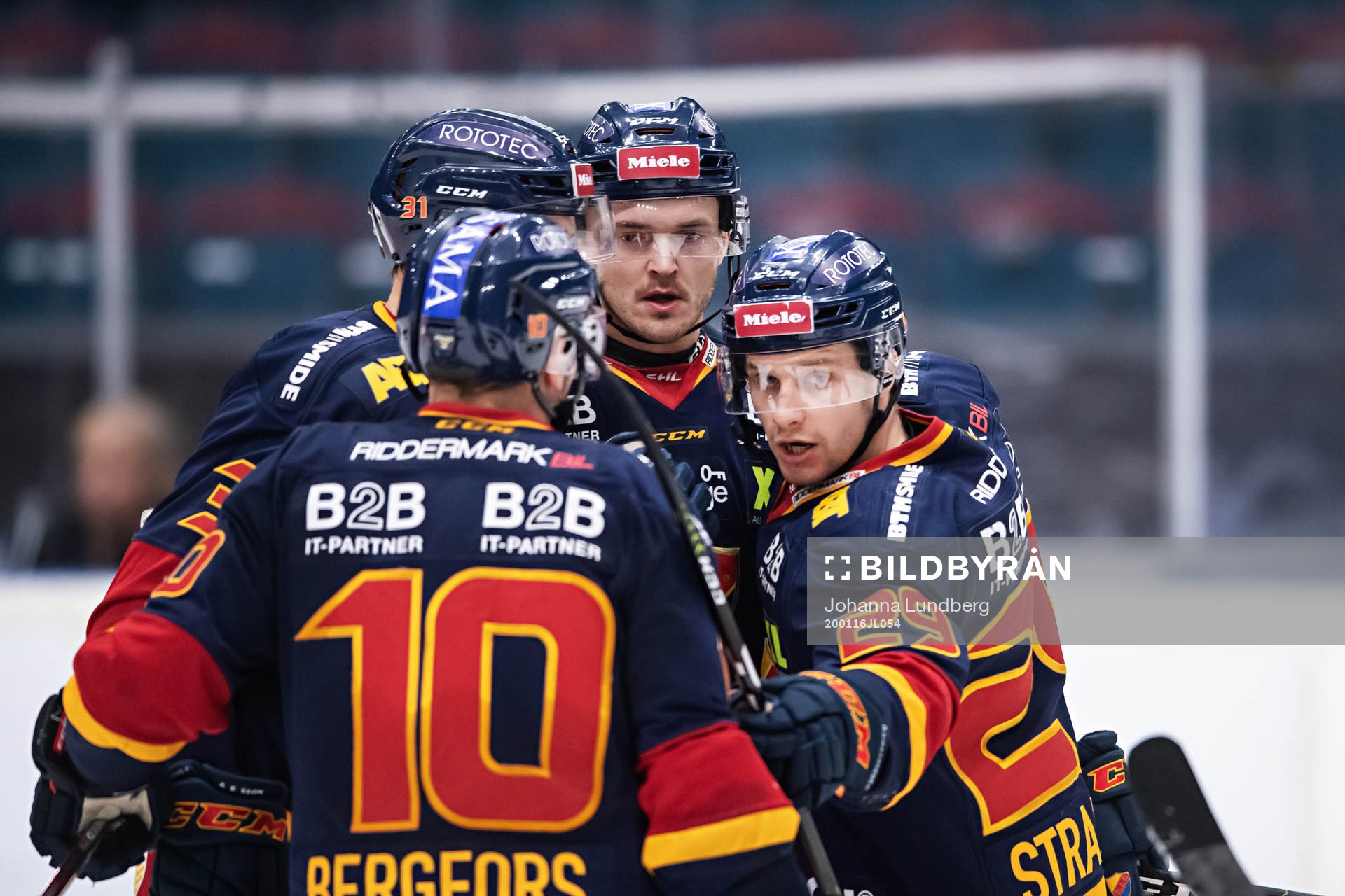 Djurgårdens Niclas Bergfors, Marcus Högström och