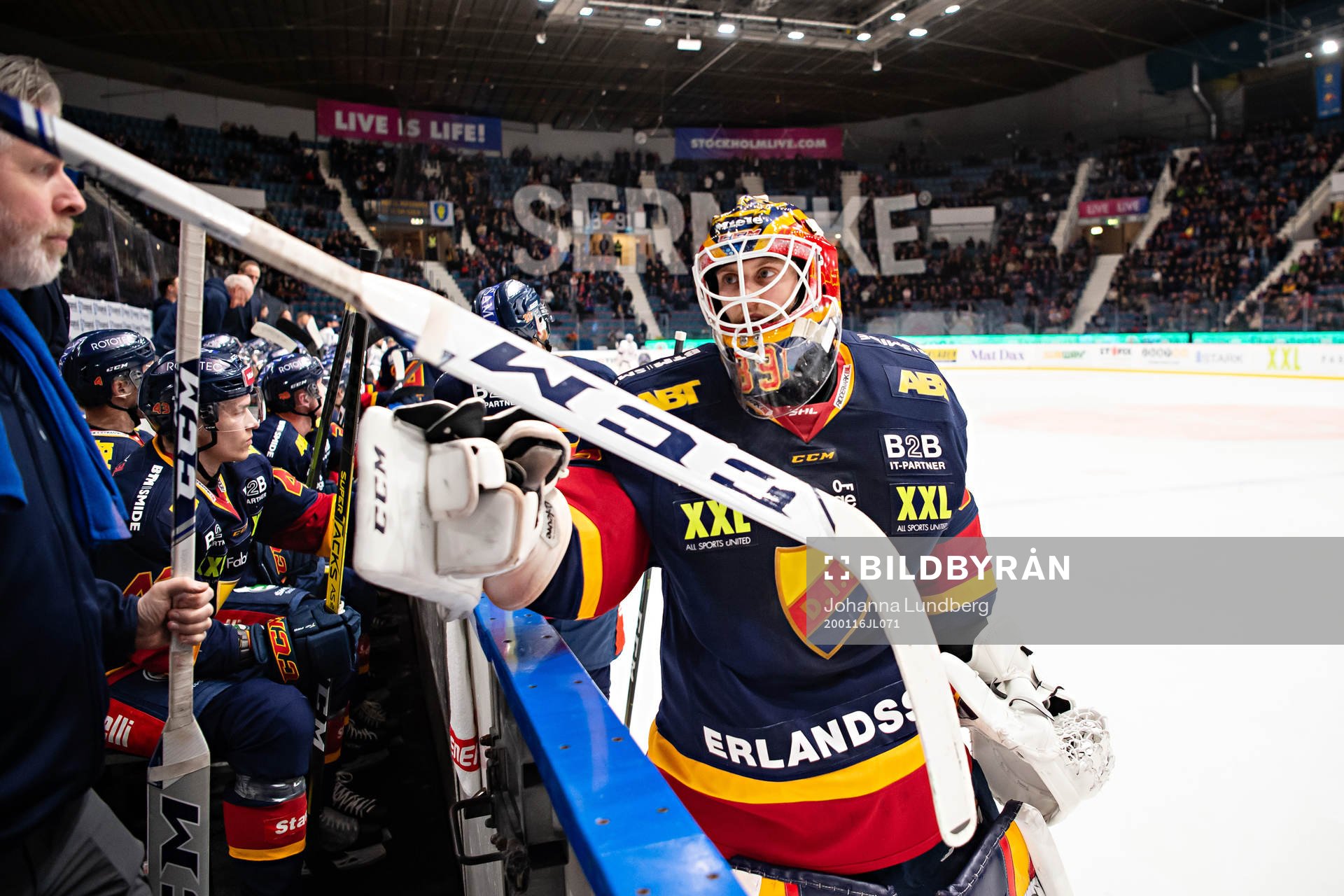 Djurgårdens målvakt Niklas Svedberg