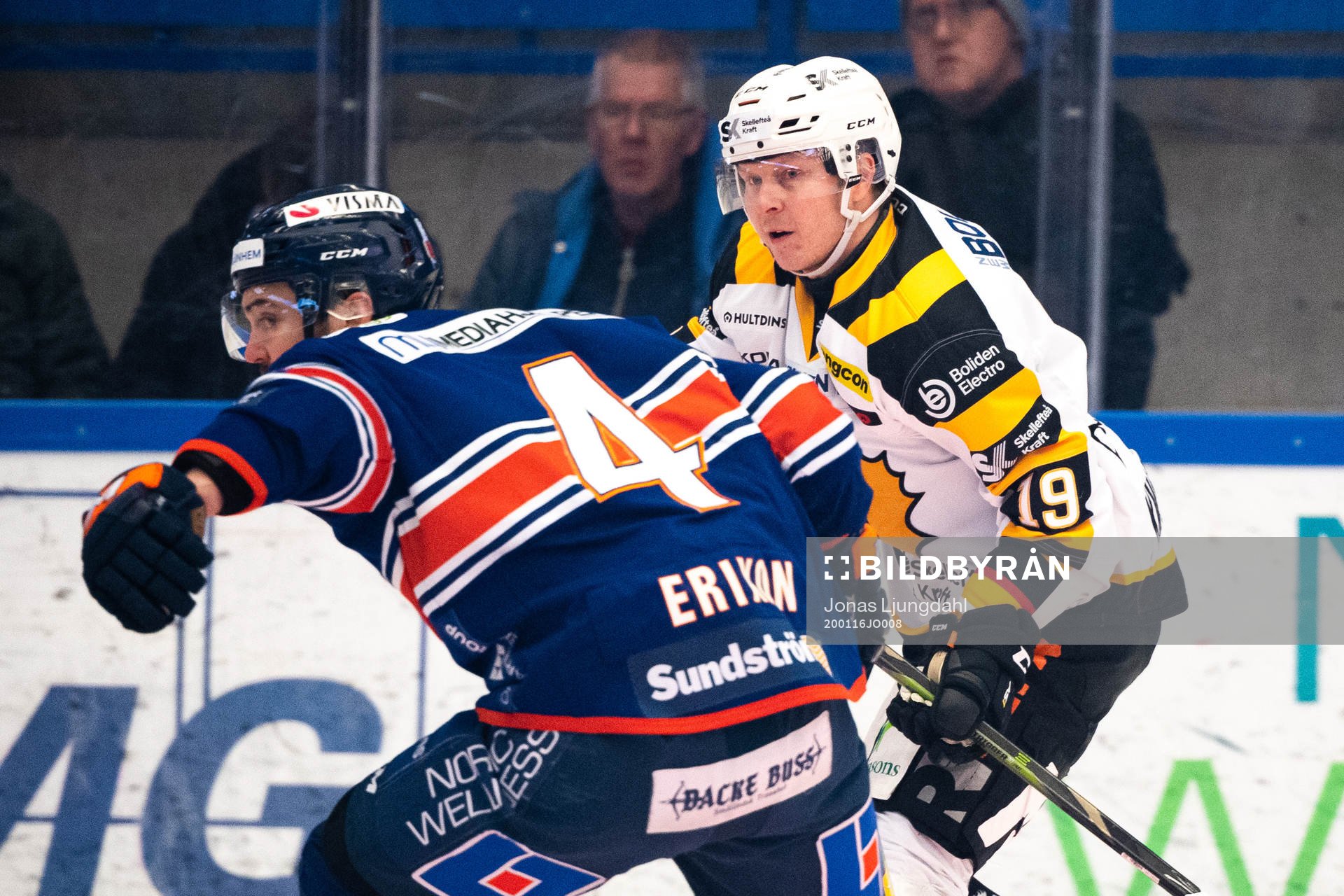 Skellefteås Tuomas Kiiskinen och Växjös Tim Erixon